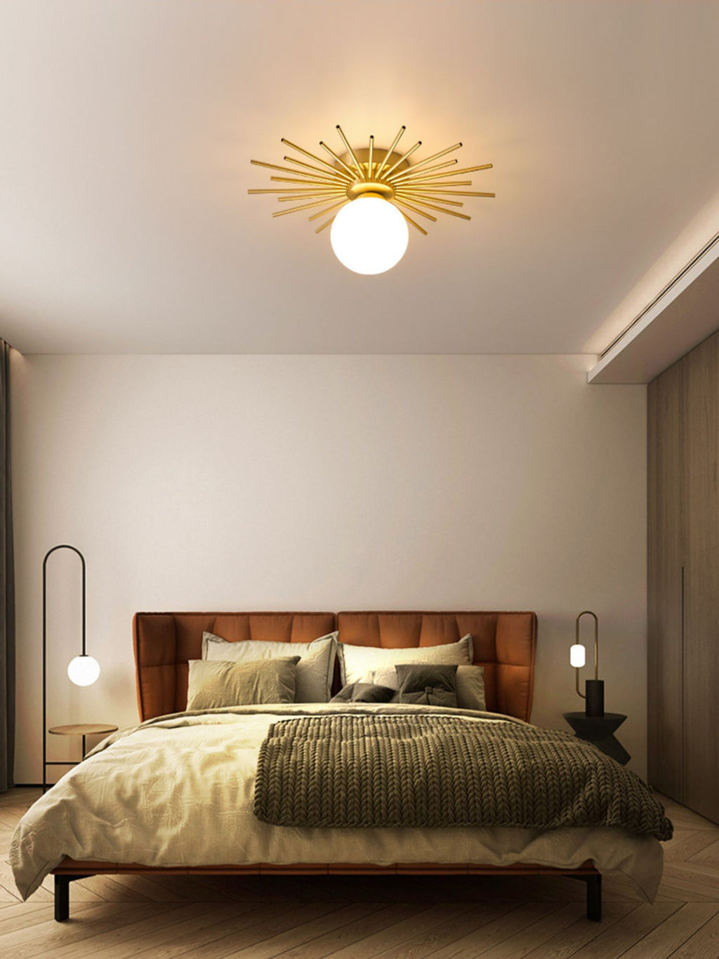 CHARLESTON HEMLOCK DRUM CEILING LIGHT