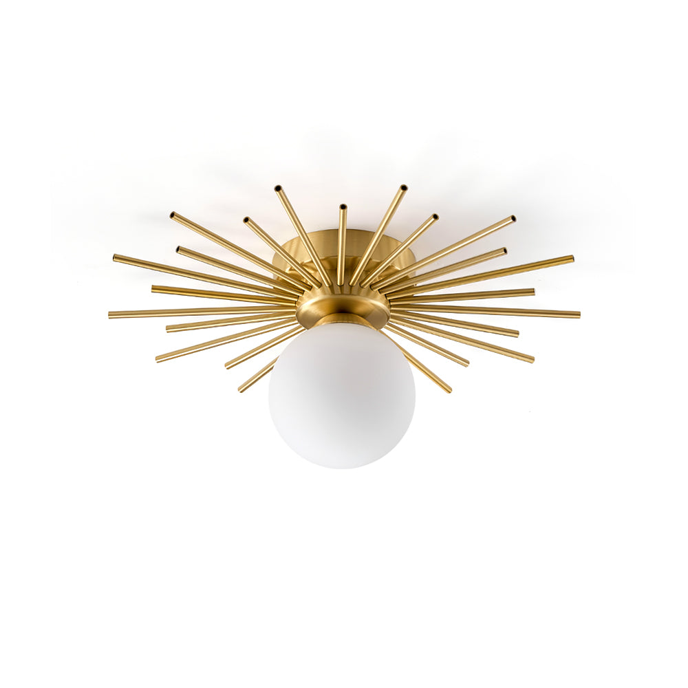 CHARLESTON HEMLOCK DRUM CEILING LIGHT