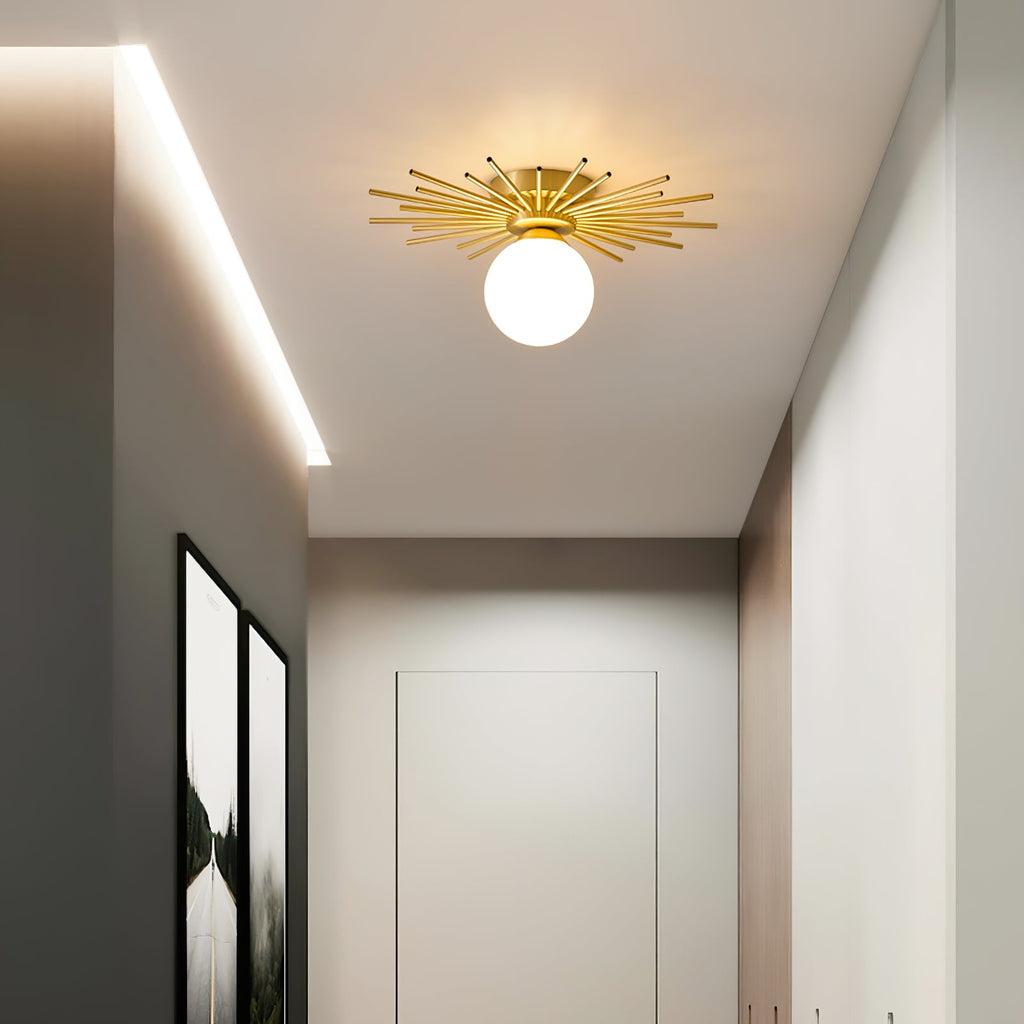 CHARLESTON HEMLOCK DRUM CEILING LIGHT
