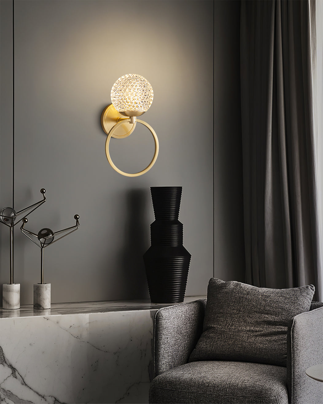 WINTHROP DUAL-ARM WALL SCONCE