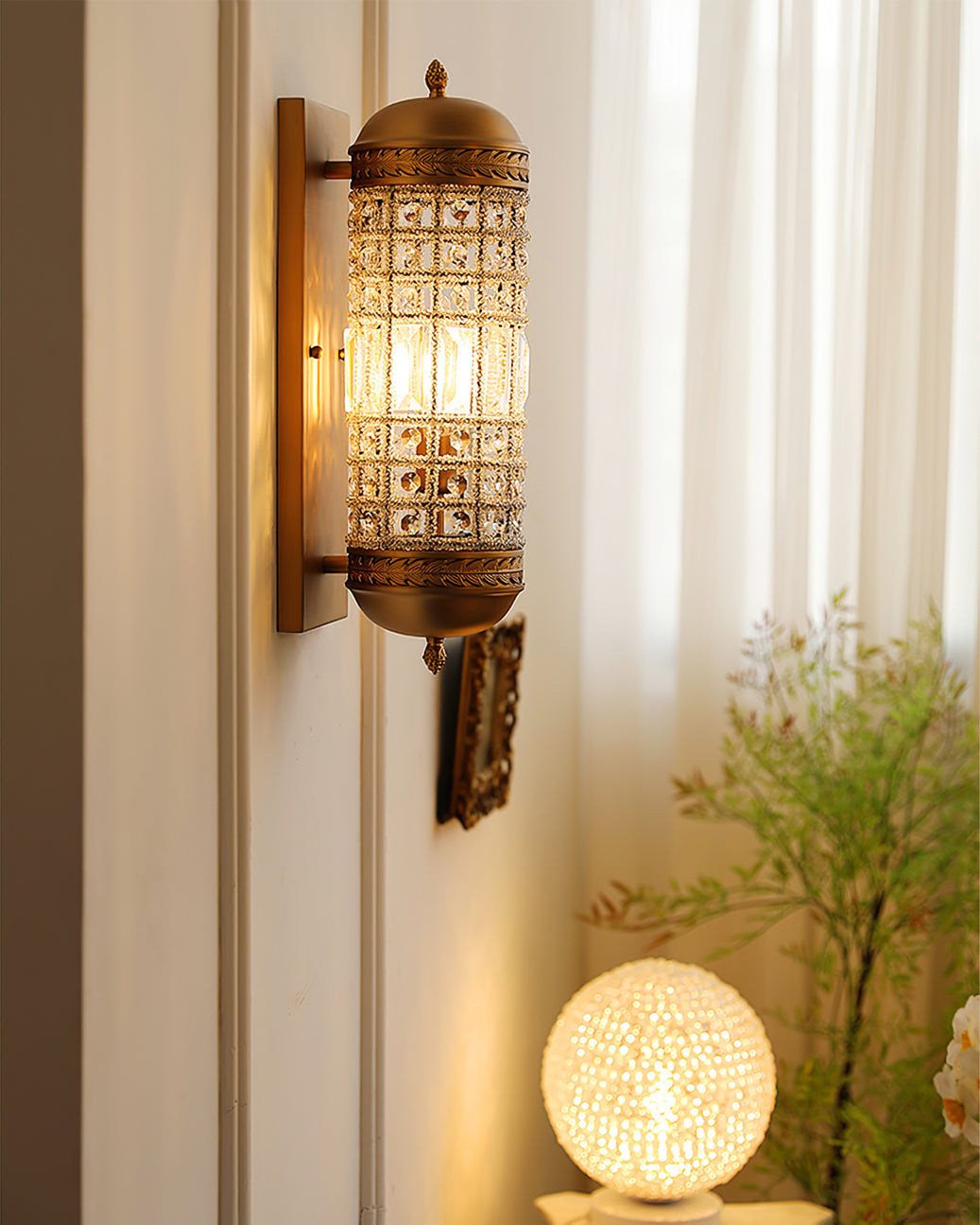 CASABLANCA RUSTIC IRON WALL SCONCE