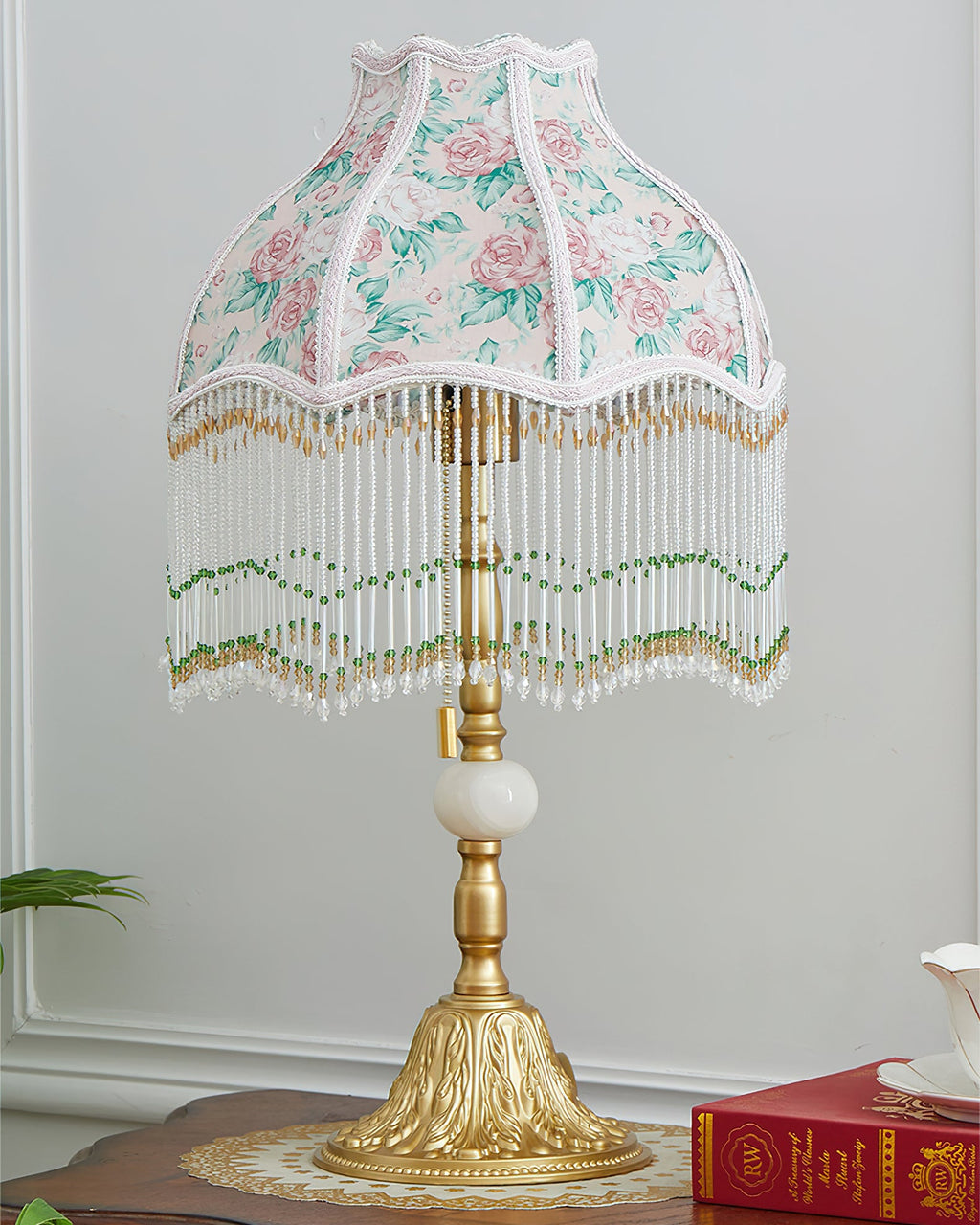 LANCASTER VINTAGE WOODEN LAMP