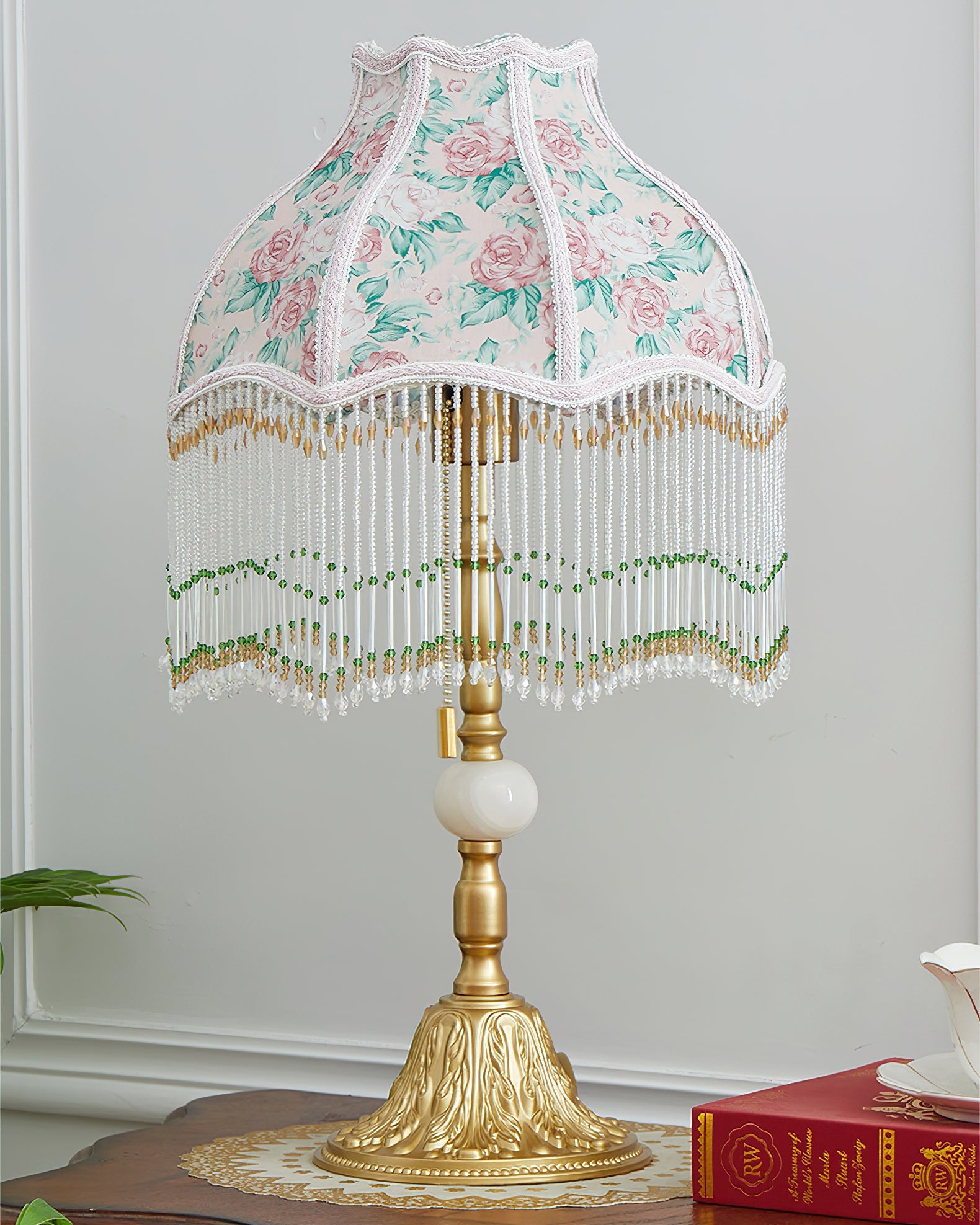 LANCASTER VINTAGE WOODEN LAMP