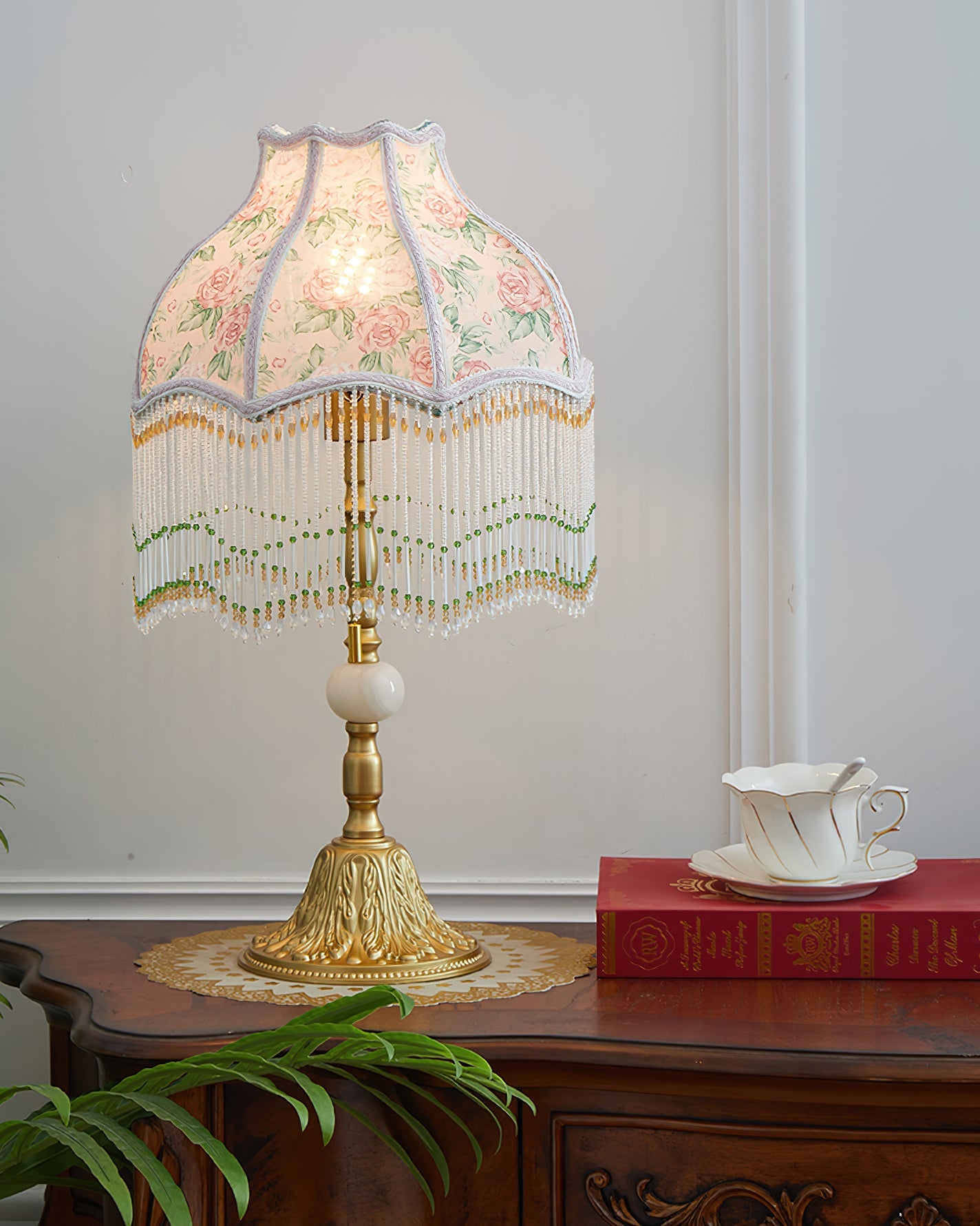 LANCASTER VINTAGE WOODEN LAMP