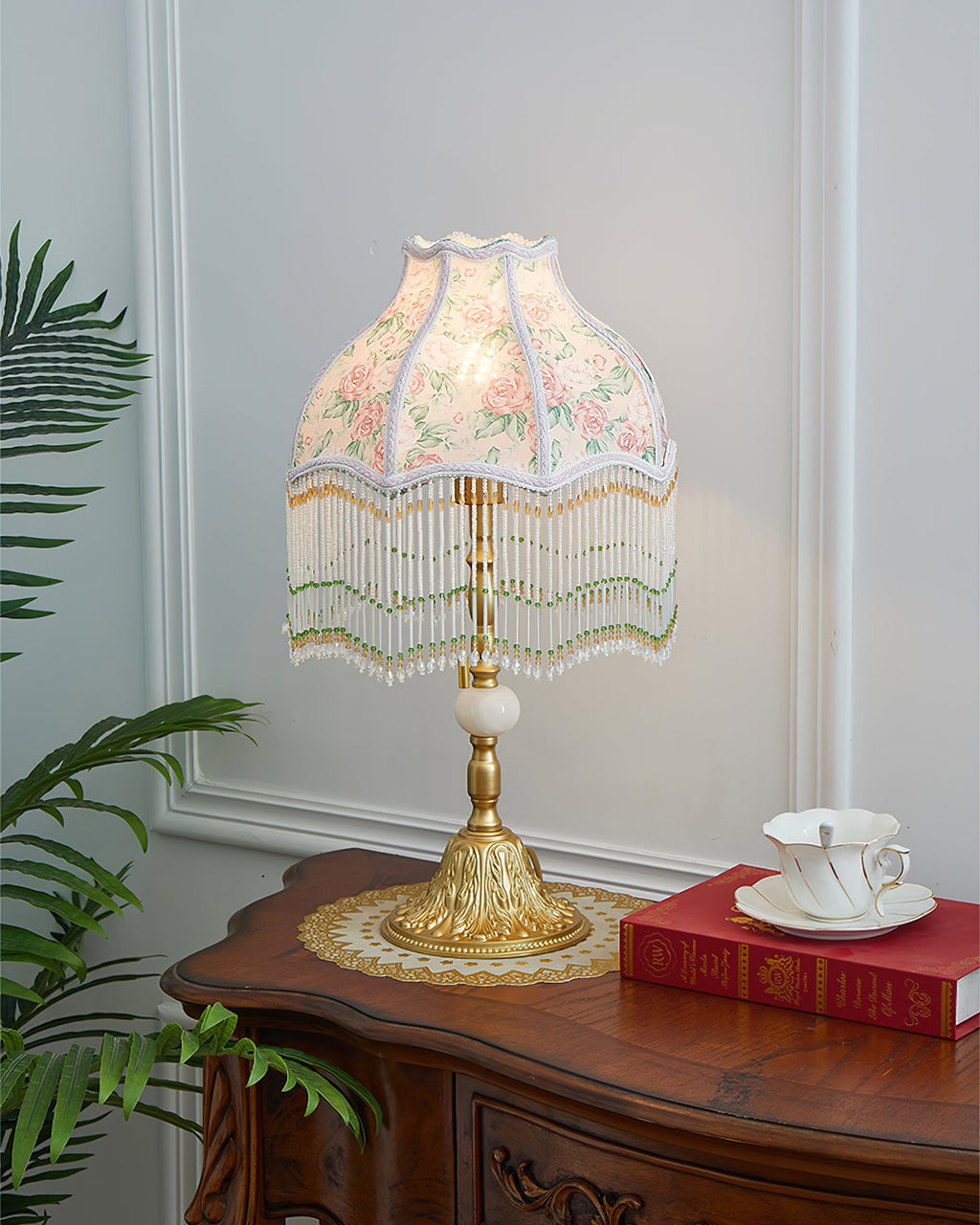 LANCASTER VINTAGE WOODEN LAMP