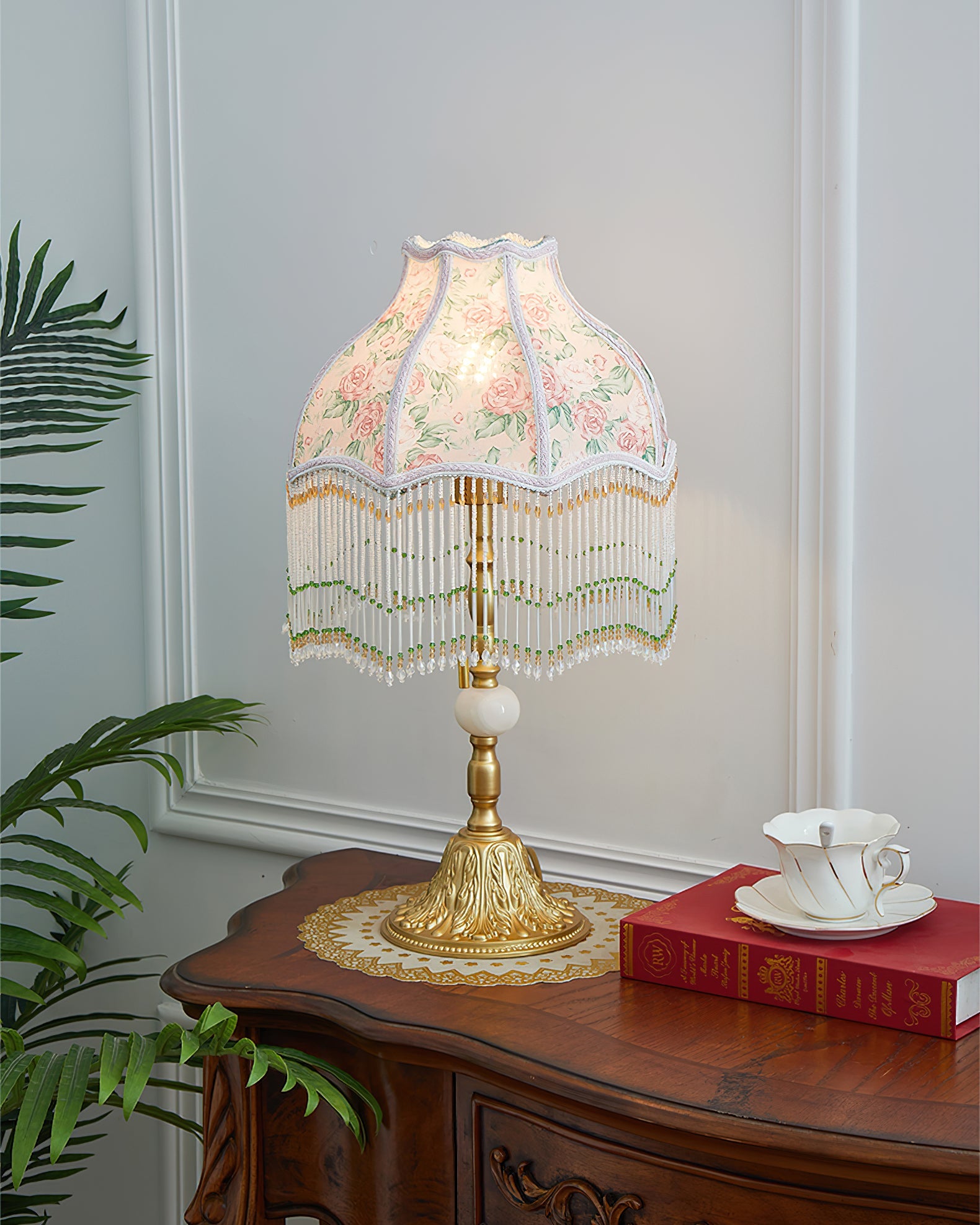 LANCASTER VINTAGE WOODEN LAMP