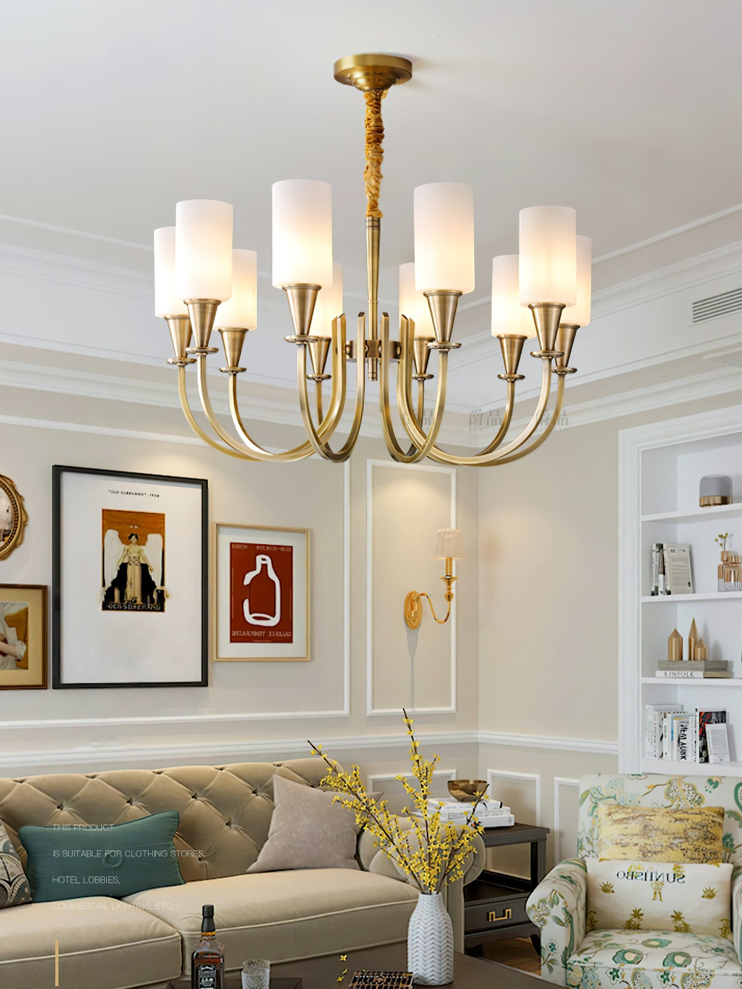 RAVENHALL CRYSTAL ORB LIGHTING FIXTURE