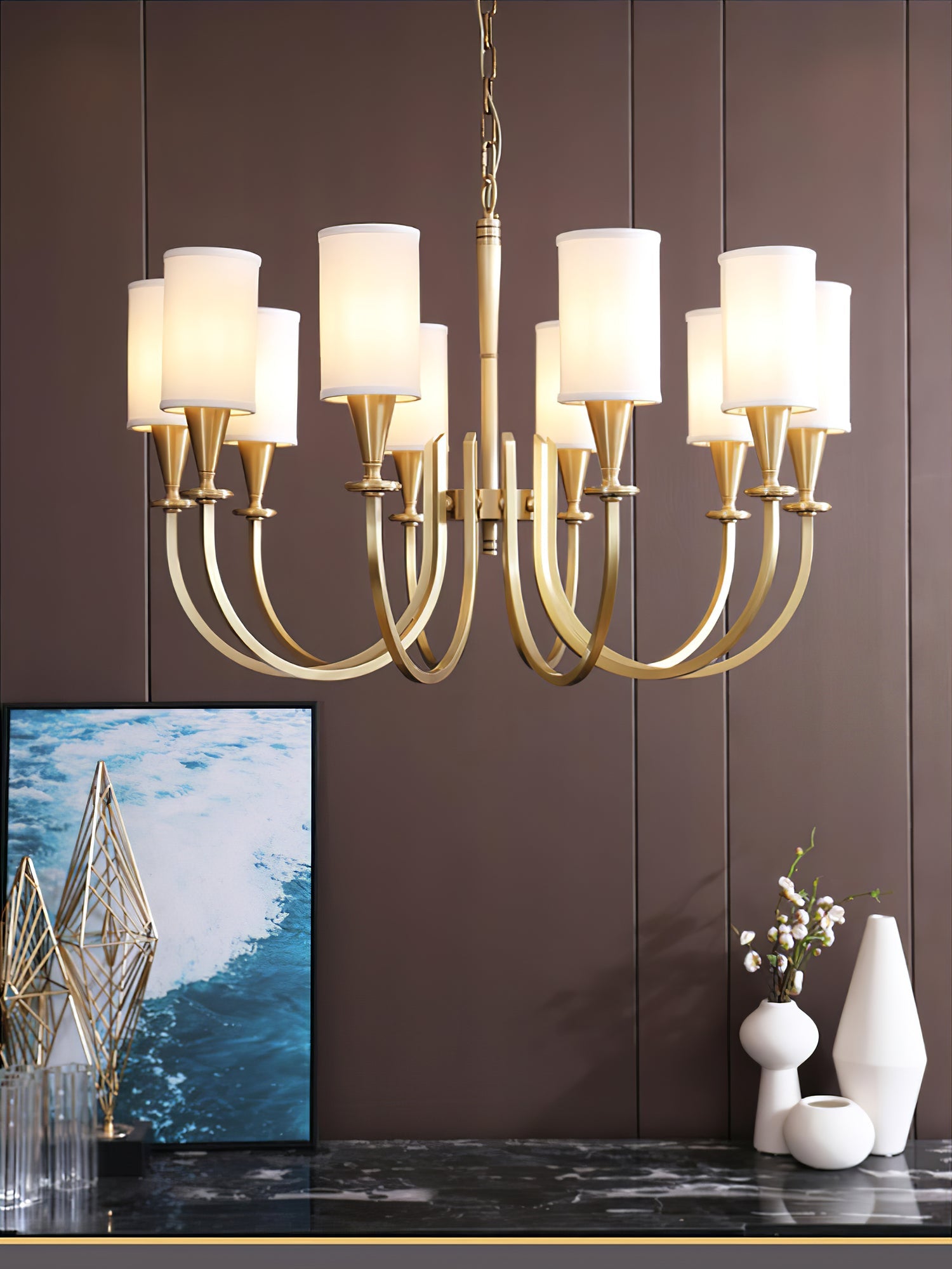 RAVENHALL CRYSTAL ORB LIGHTING FIXTURE