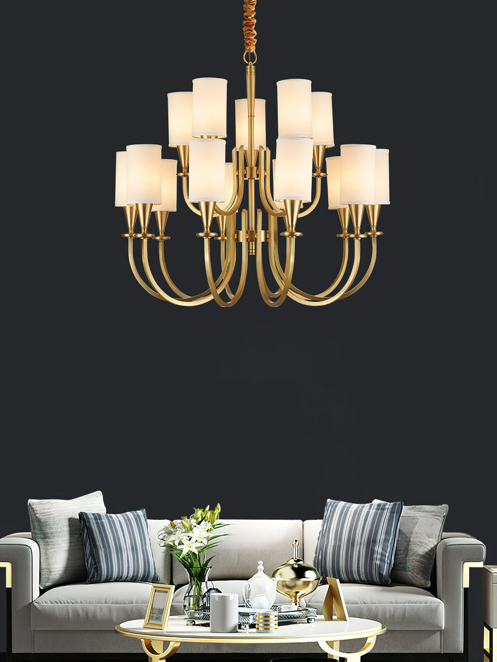 RAVENHALL CRYSTAL ORB LIGHTING FIXTURE