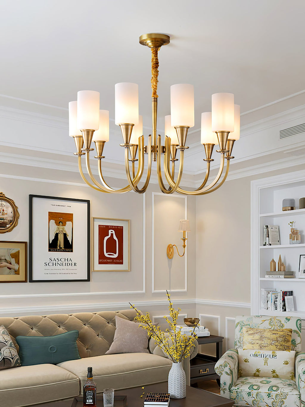 RAVENHALL CRYSTAL ORB LIGHTING FIXTURE