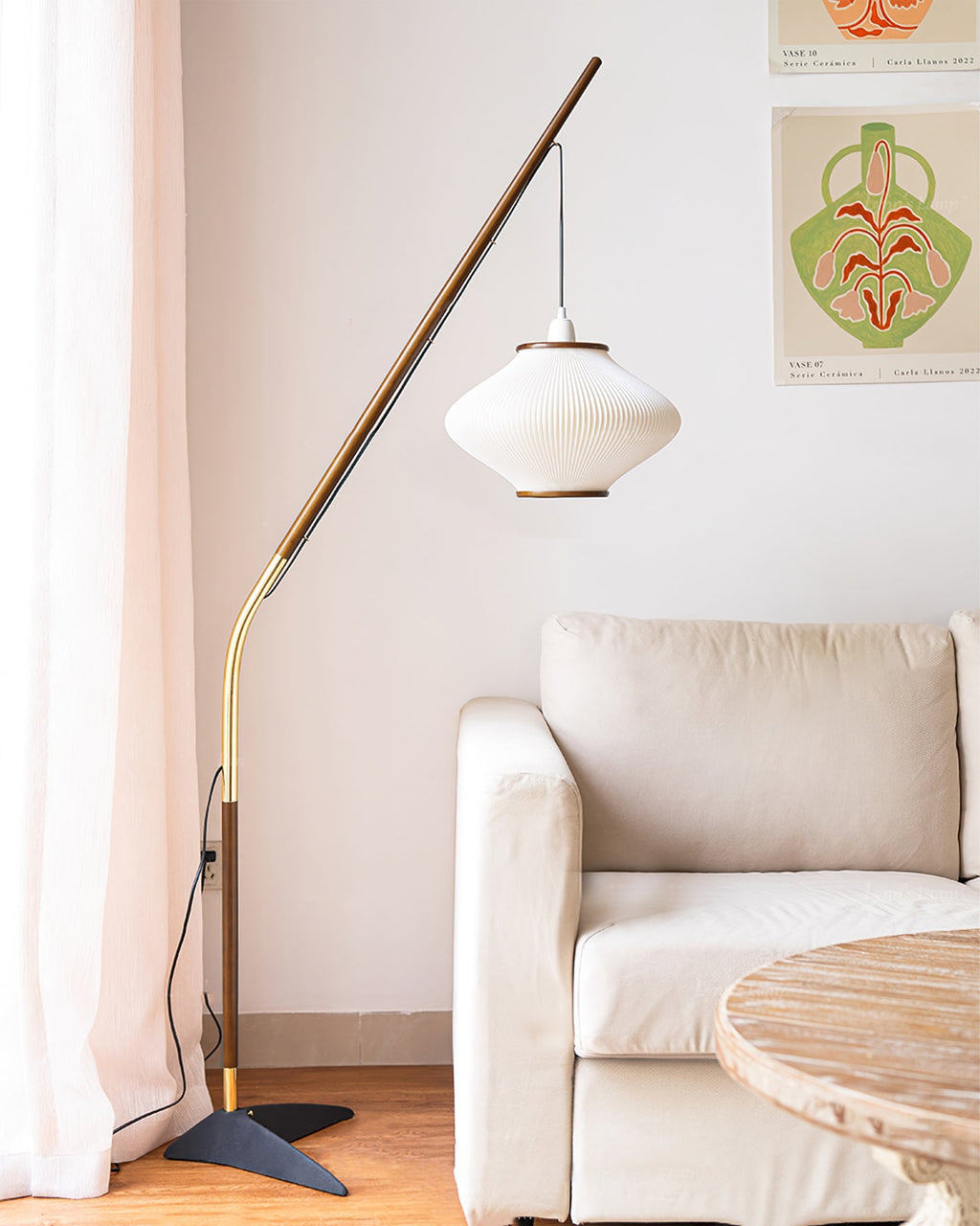 RAVENHALL MID-CENTURY MODERN FLOOR LANTERN