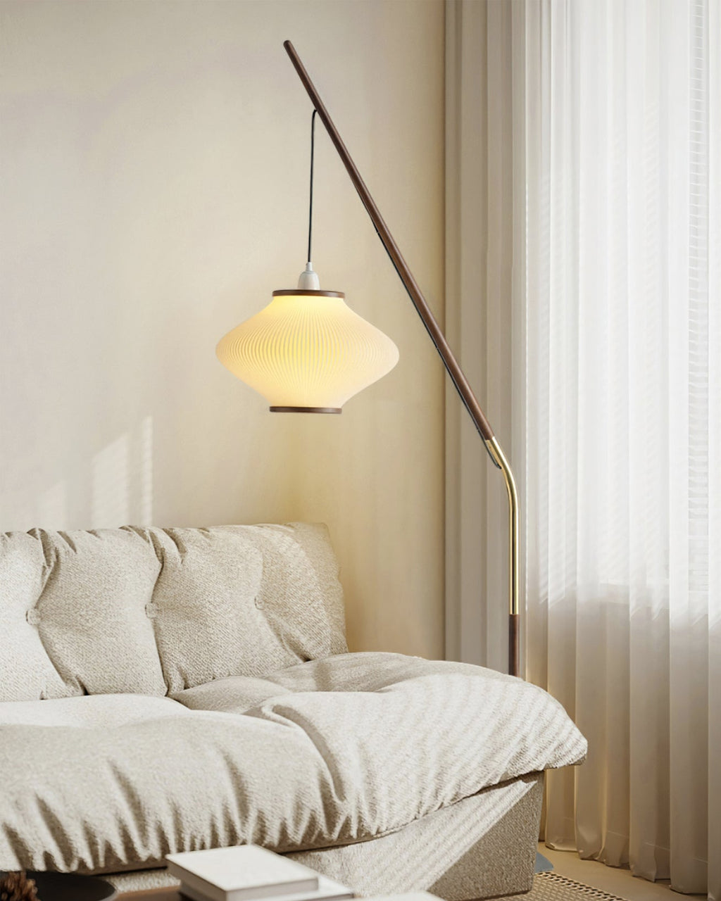 RAVENHALL MID-CENTURY MODERN FLOOR LANTERN