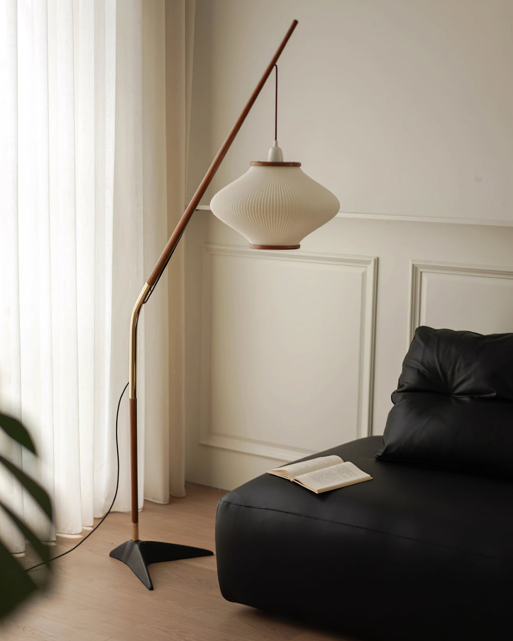 RAVENHALL MID-CENTURY MODERN FLOOR LANTERN