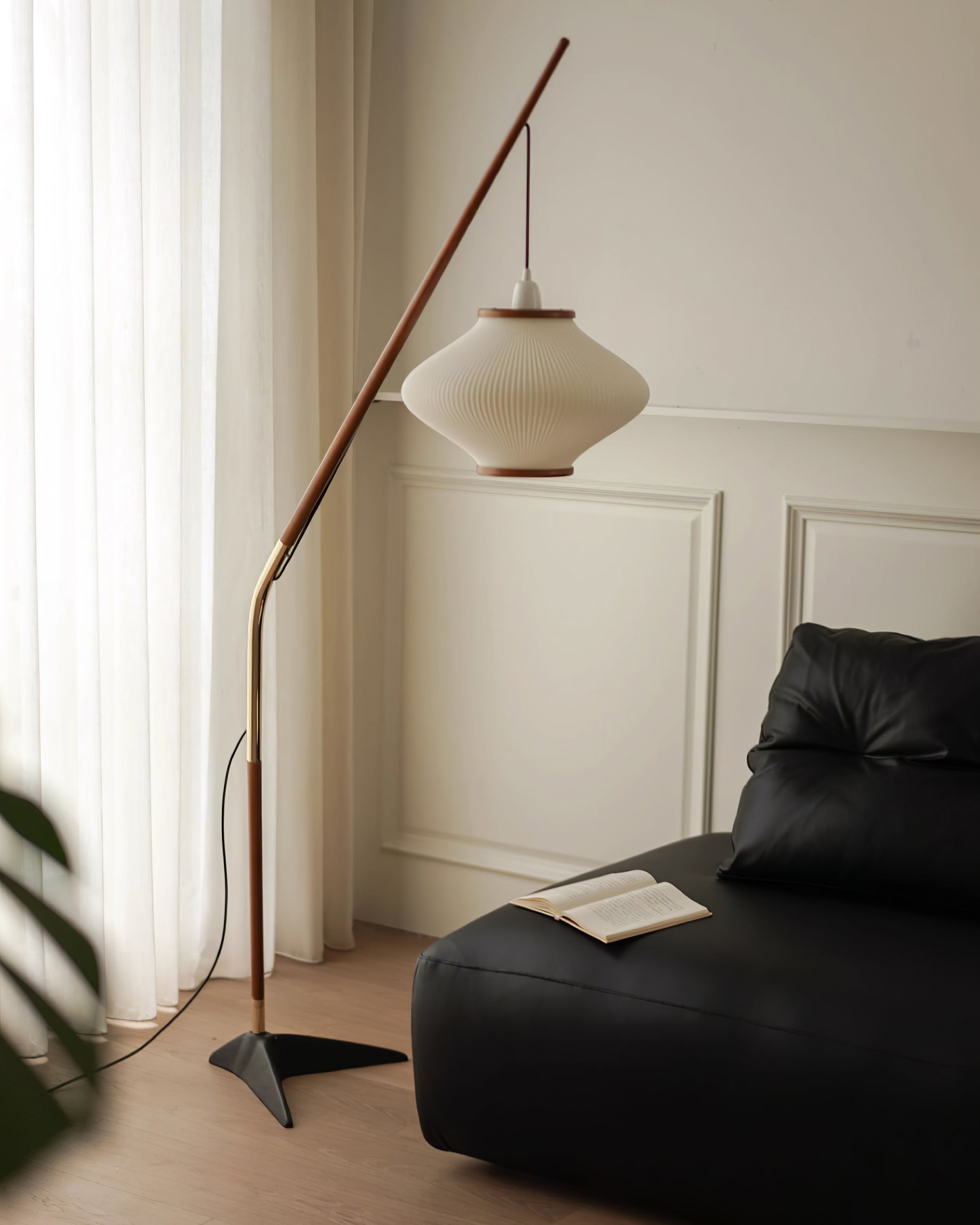 RAVENHALL MID-CENTURY MODERN FLOOR LANTERN