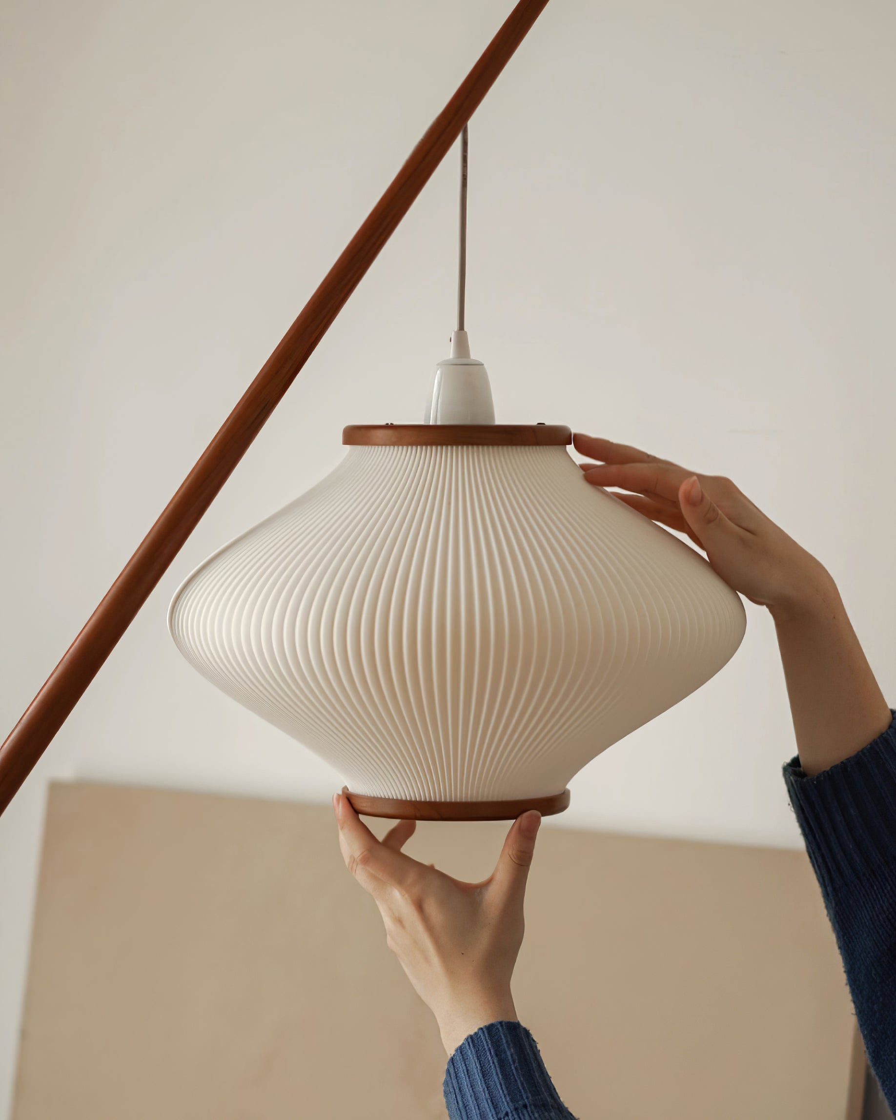 RAVENHALL MID-CENTURY MODERN FLOOR LANTERN