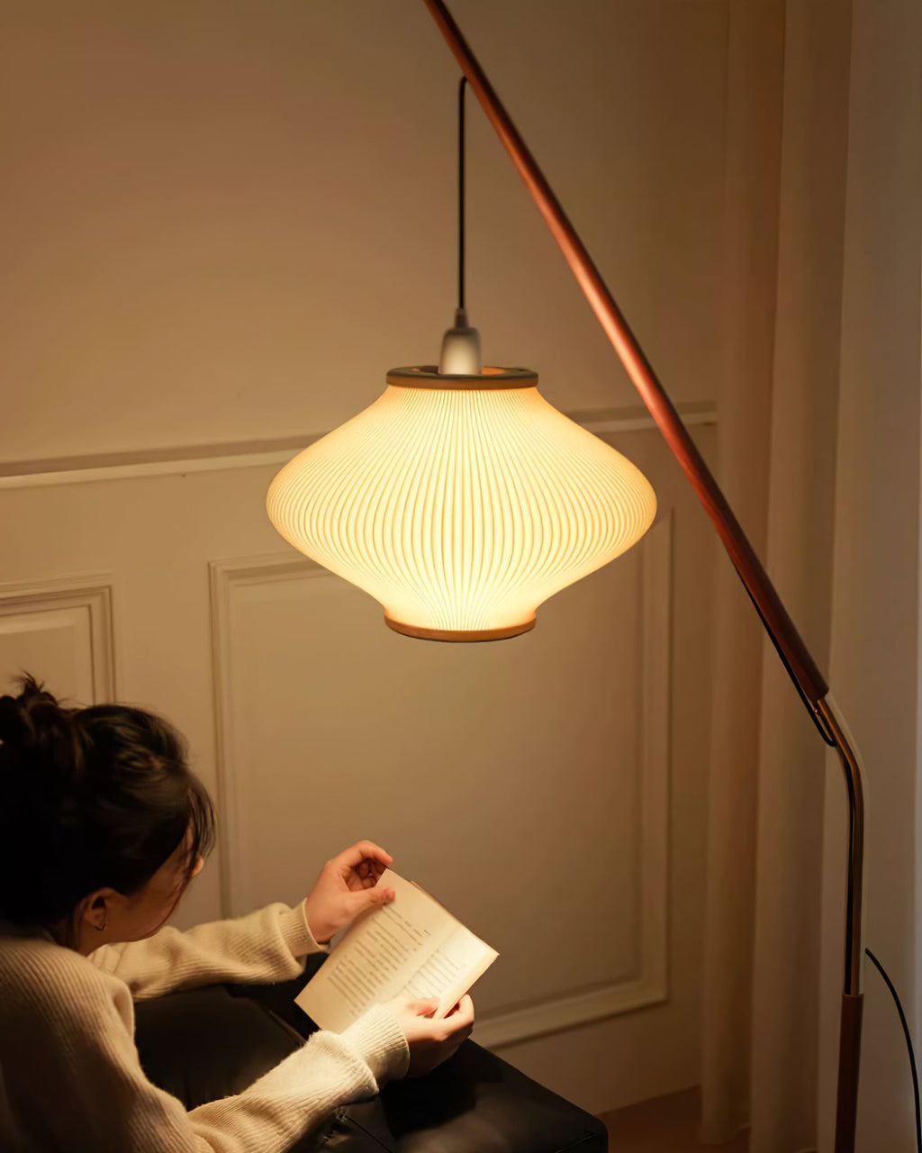 RAVENHALL MID-CENTURY MODERN FLOOR LANTERN