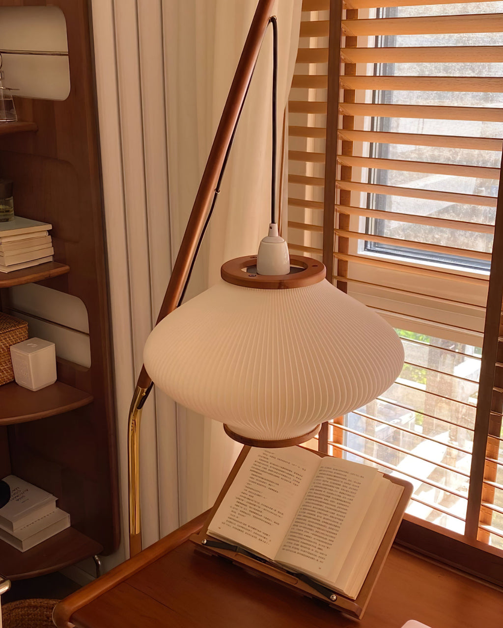 RAVENHALL MID-CENTURY MODERN FLOOR LANTERN