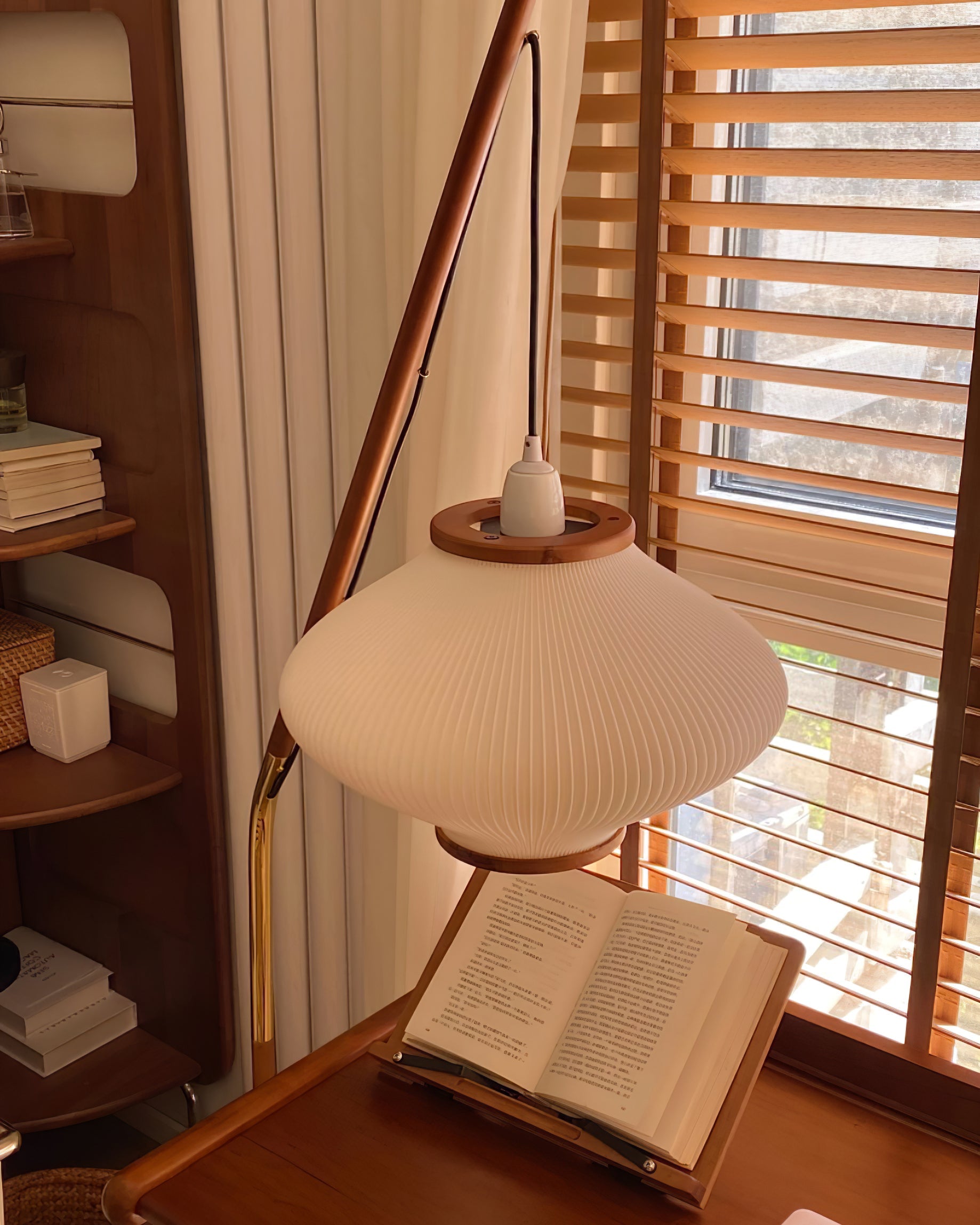 RAVENHALL MID-CENTURY MODERN FLOOR LANTERN