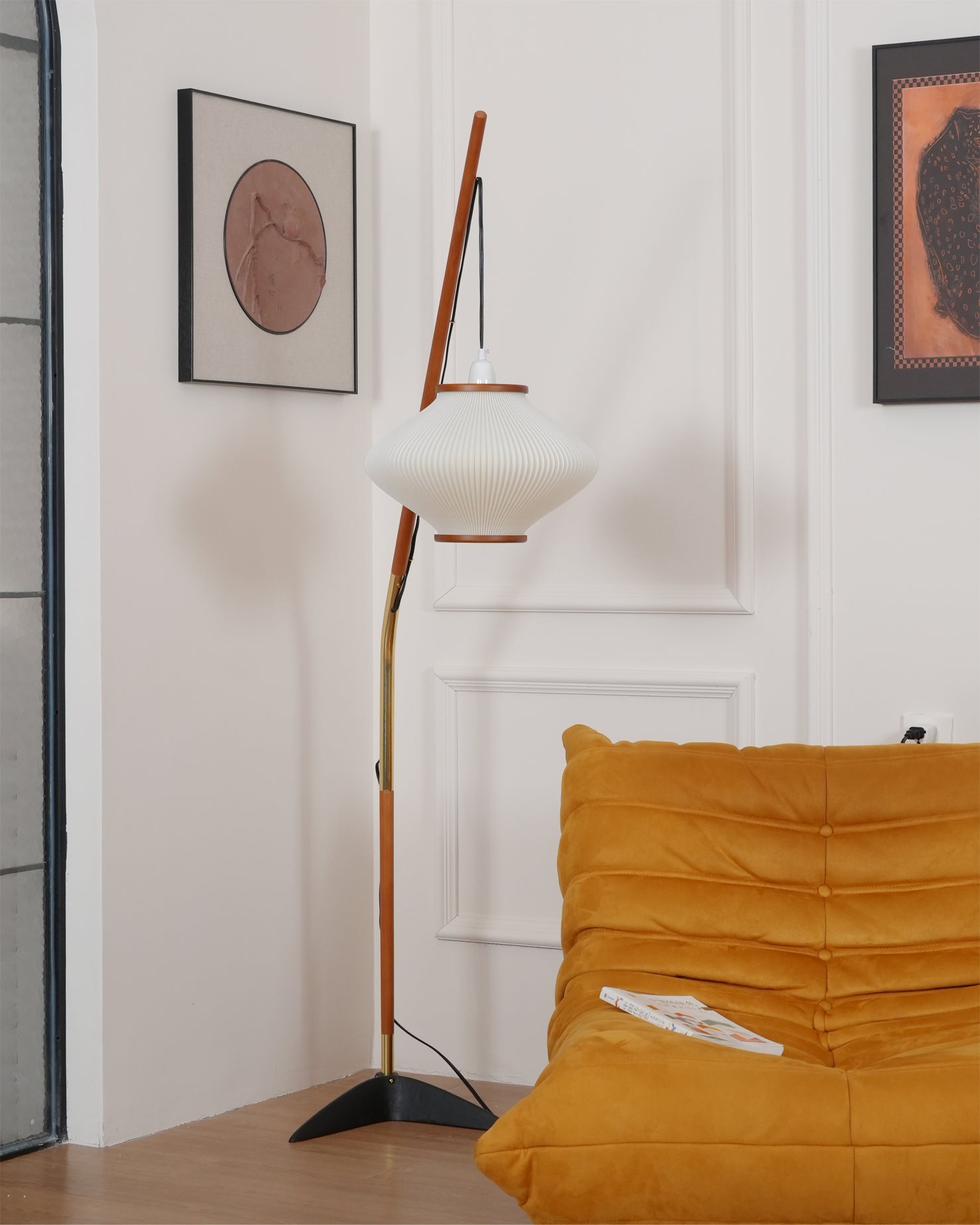 RAVENHALL MID-CENTURY MODERN FLOOR LANTERN