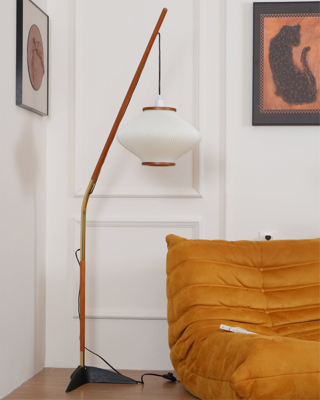 RAVENHALL MID-CENTURY MODERN FLOOR LANTERN