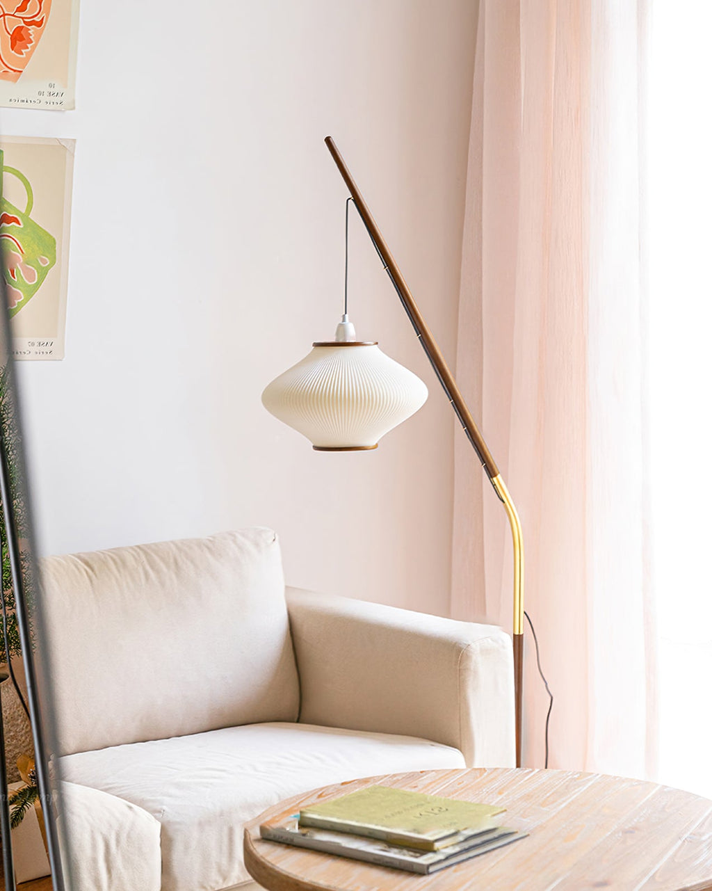 RAVENHALL MID-CENTURY MODERN FLOOR LANTERN