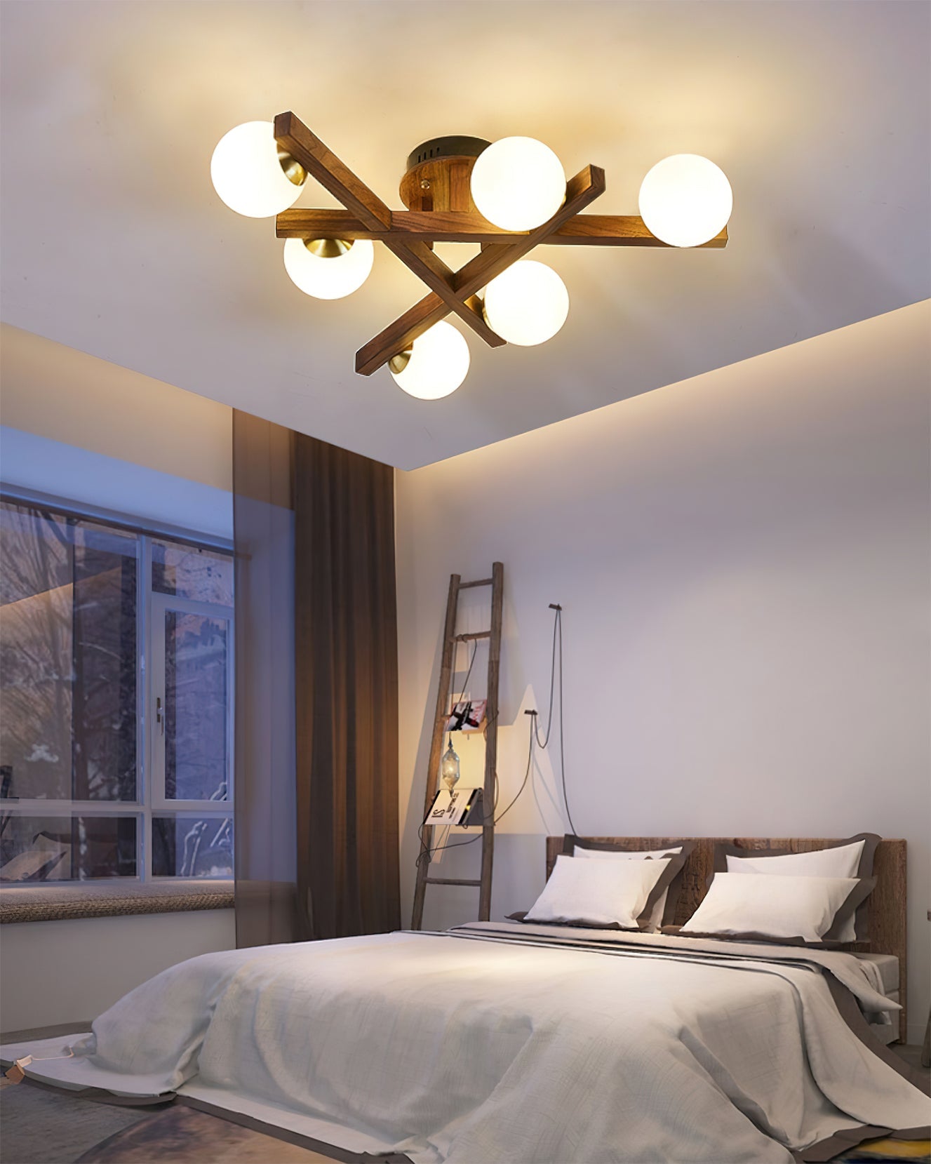 Rowan Oak Canopy Pendant