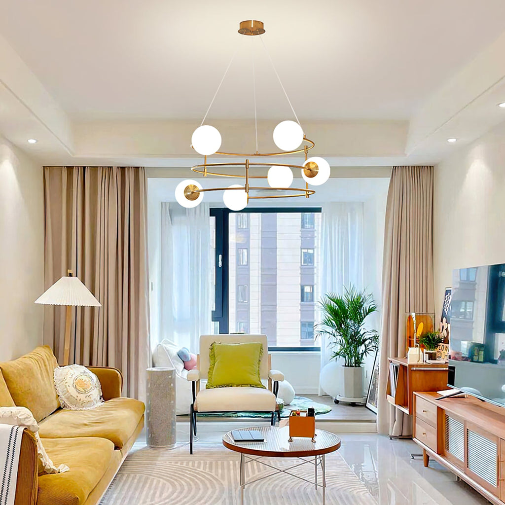 FENWICK HARMONIC ORB CHANDELIER