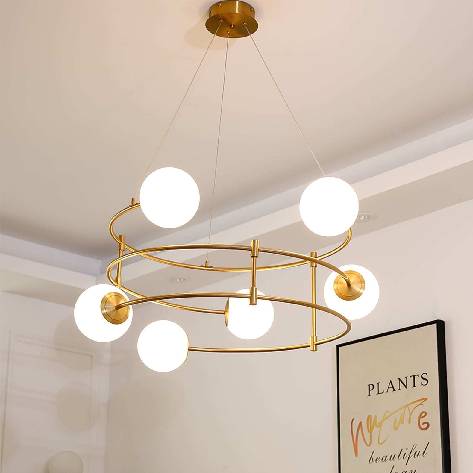 FENWICK HARMONIC ORB CHANDELIER