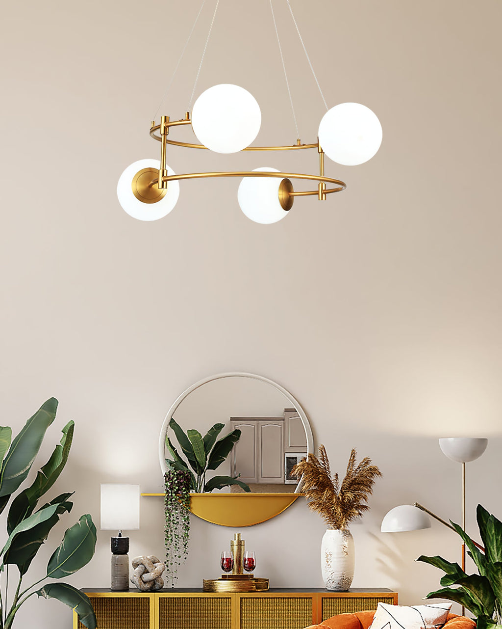 FENWICK HARMONIC ORB CHANDELIER