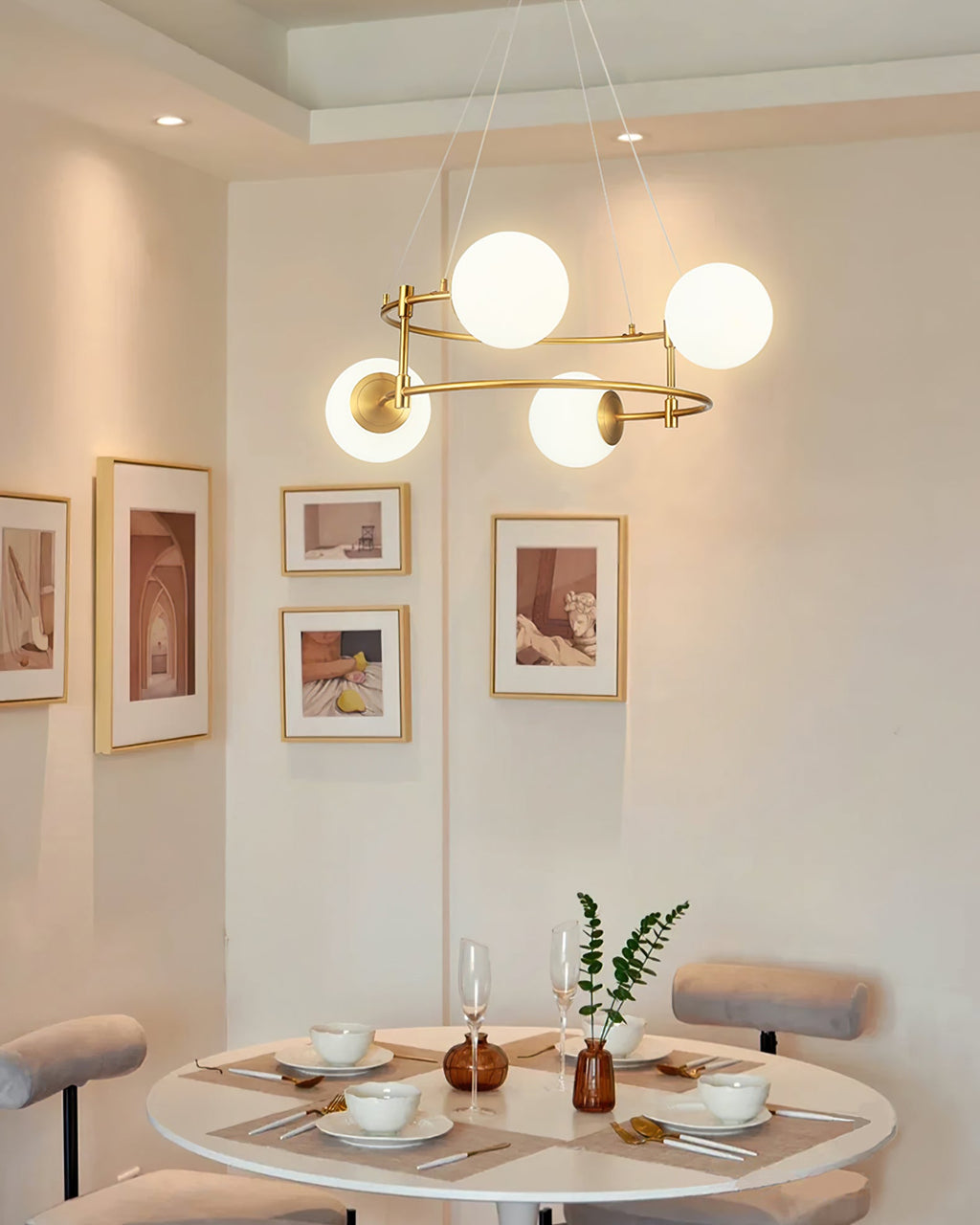 FENWICK HARMONIC ORB CHANDELIER