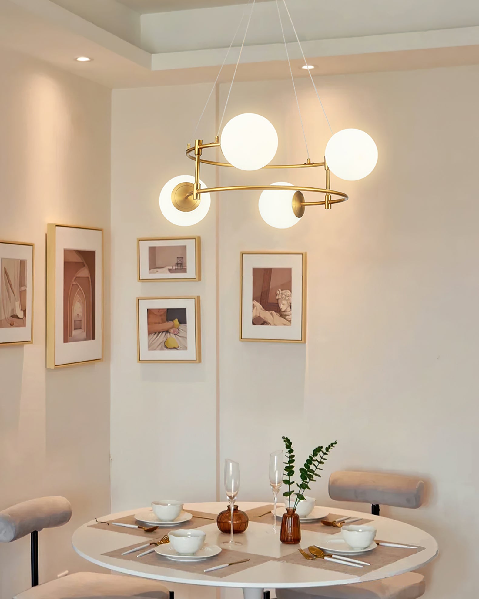 FENWICK HARMONIC ORB CHANDELIER
