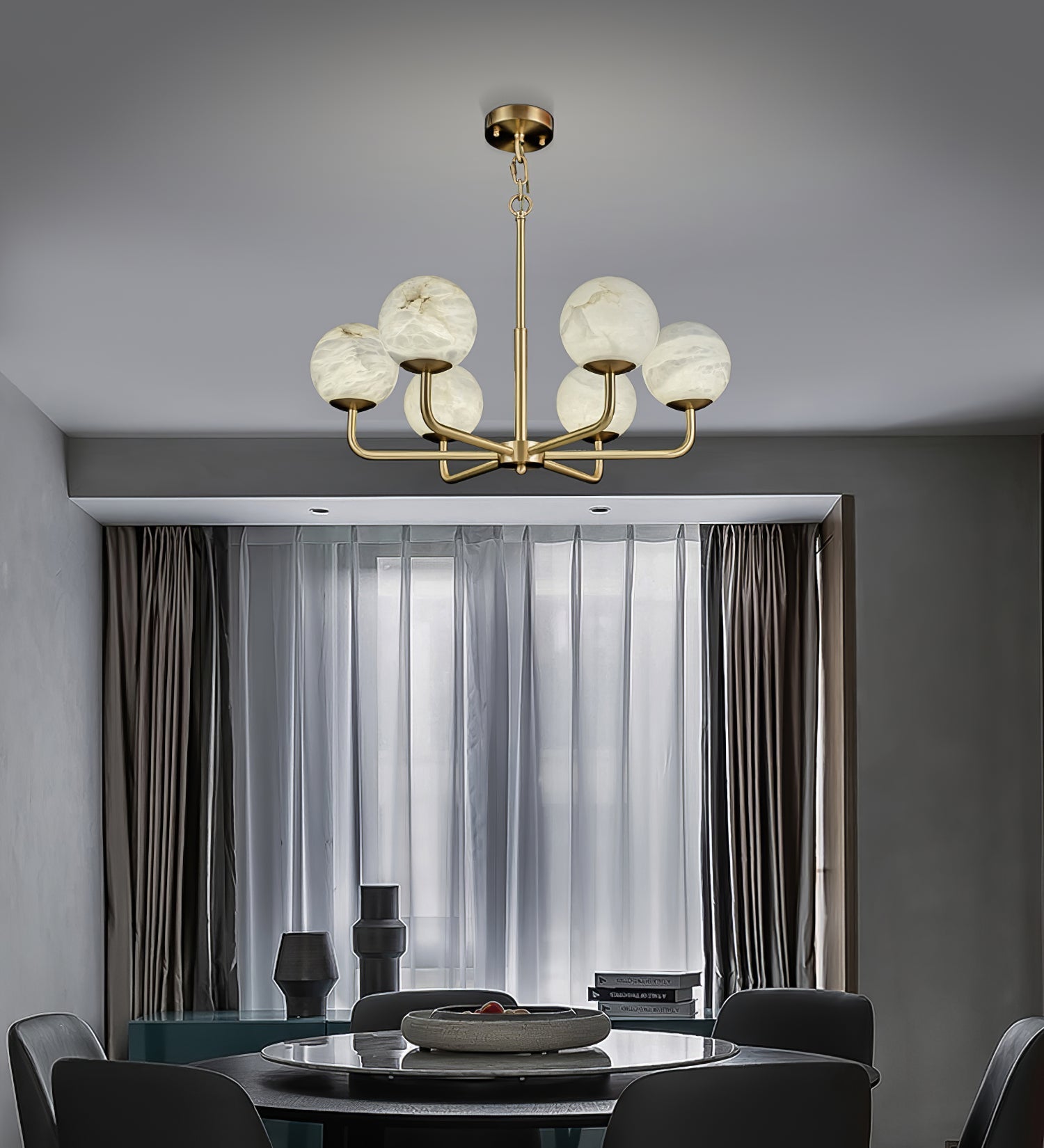 RAVENWORTH CRYSTAL TEARDROP CHANDELIER