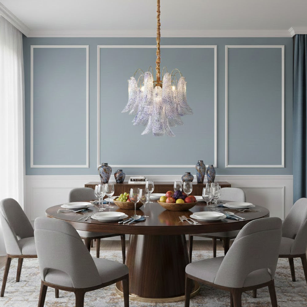 VANDERBILT MURANO CRYSTAL ILLUMINATION CEILING LIGHT