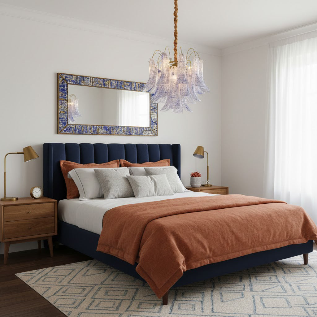 VANDERBILT MURANO CRYSTAL ILLUMINATION CEILING LIGHT