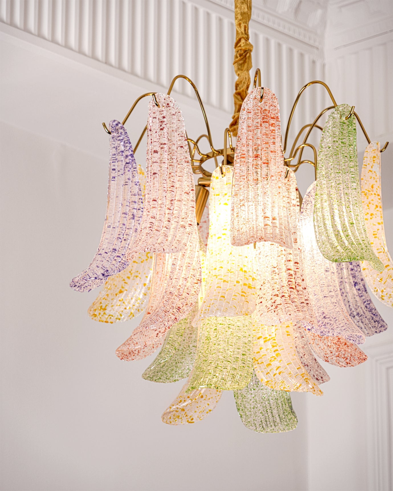 VANDERBILT MURANO CRYSTAL ILLUMINATION CEILING LIGHT
