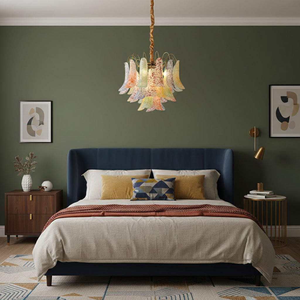 VANDERBILT MURANO CRYSTAL ILLUMINATION CEILING LIGHT