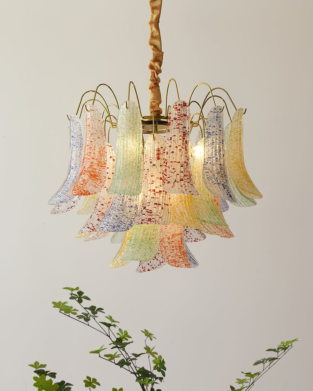 VANDERBILT MURANO CRYSTAL ILLUMINATION CEILING LIGHT