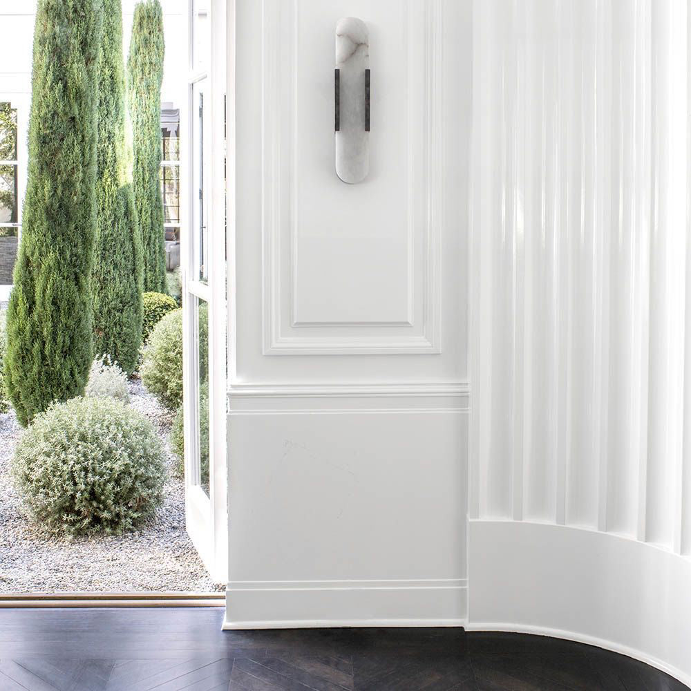 WINTHROP ALABASTER GEOMETRIC SCONCE