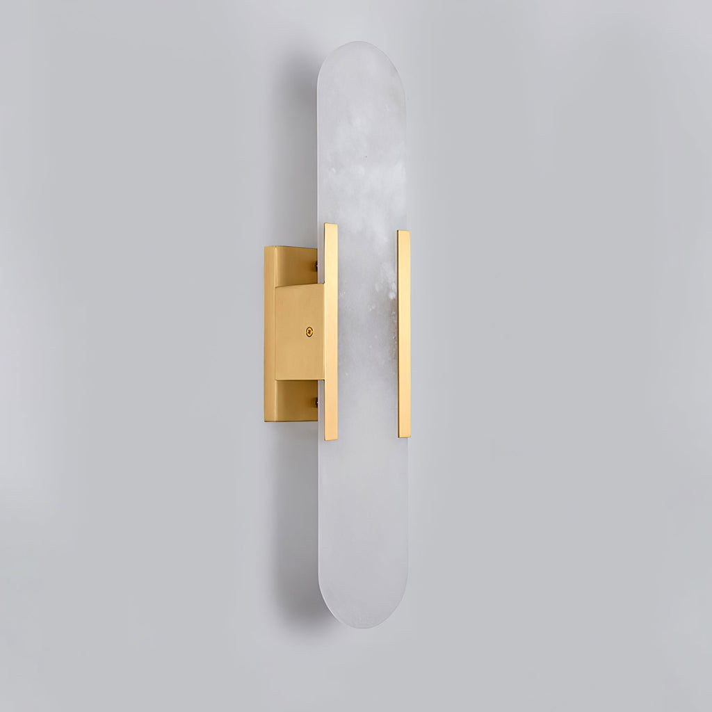 WINTHROP ALABASTER GEOMETRIC SCONCE