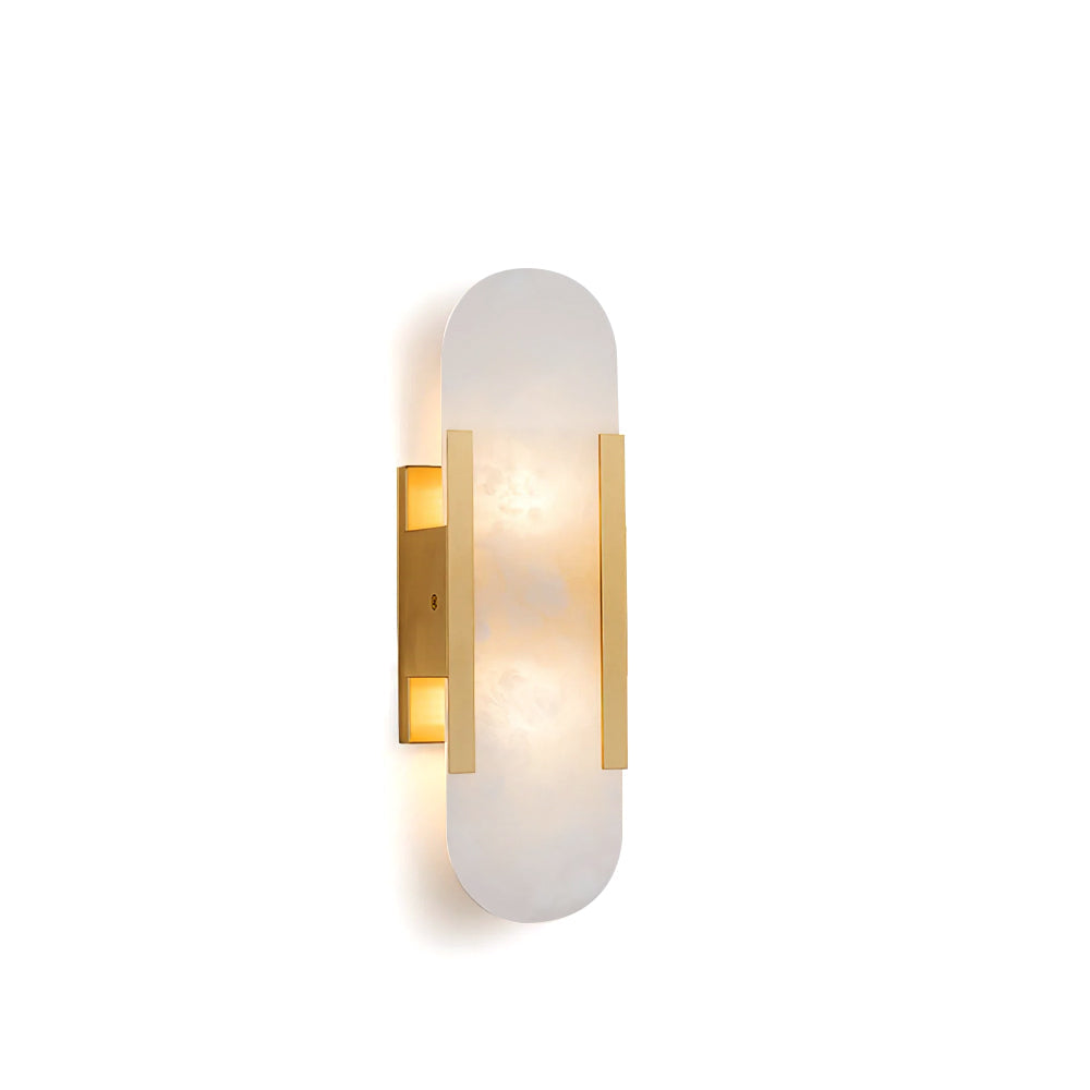 WINTHROP ALABASTER GEOMETRIC SCONCE