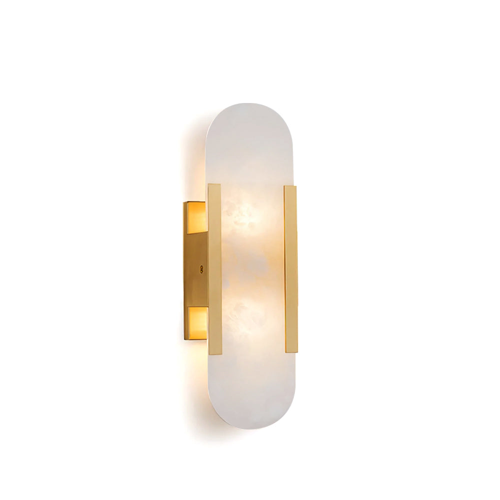WINTHROP ALABASTER GEOMETRIC SCONCE