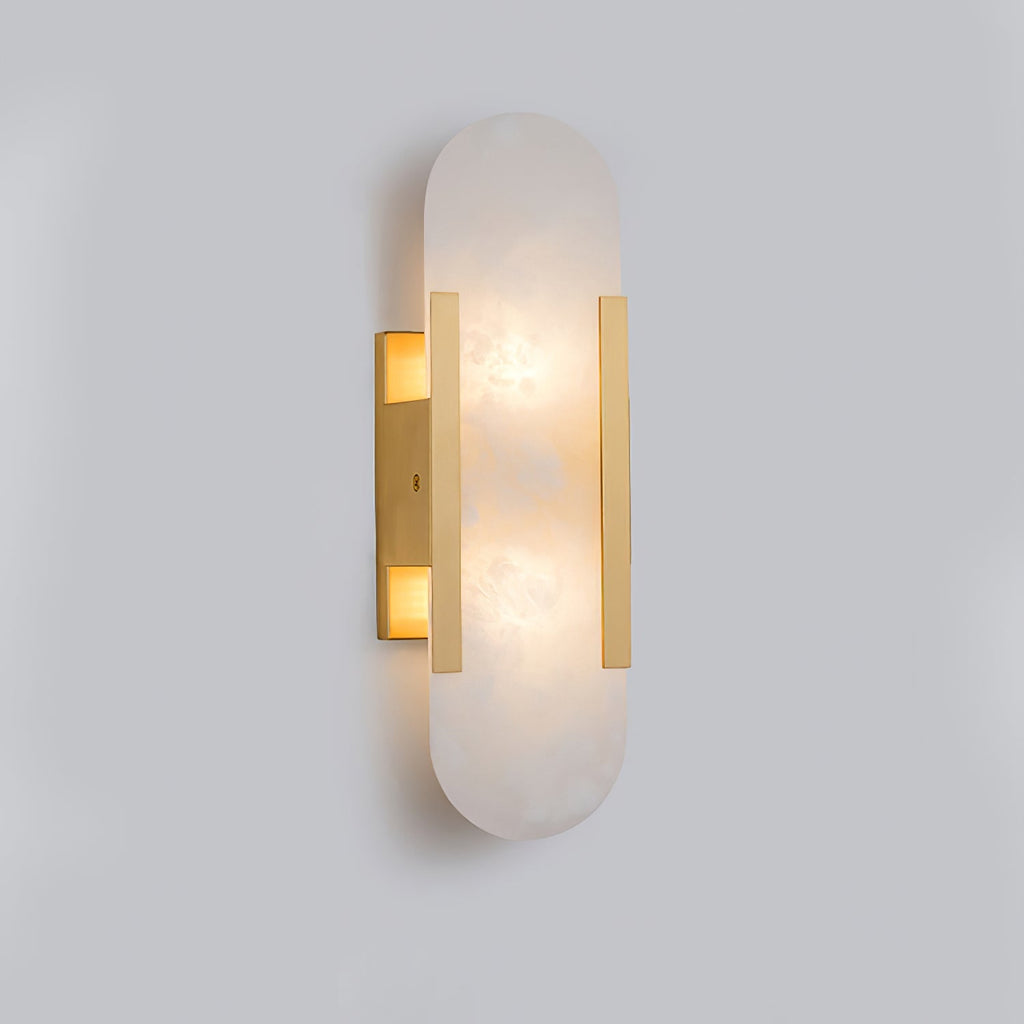 WINTHROP ALABASTER GEOMETRIC SCONCE
