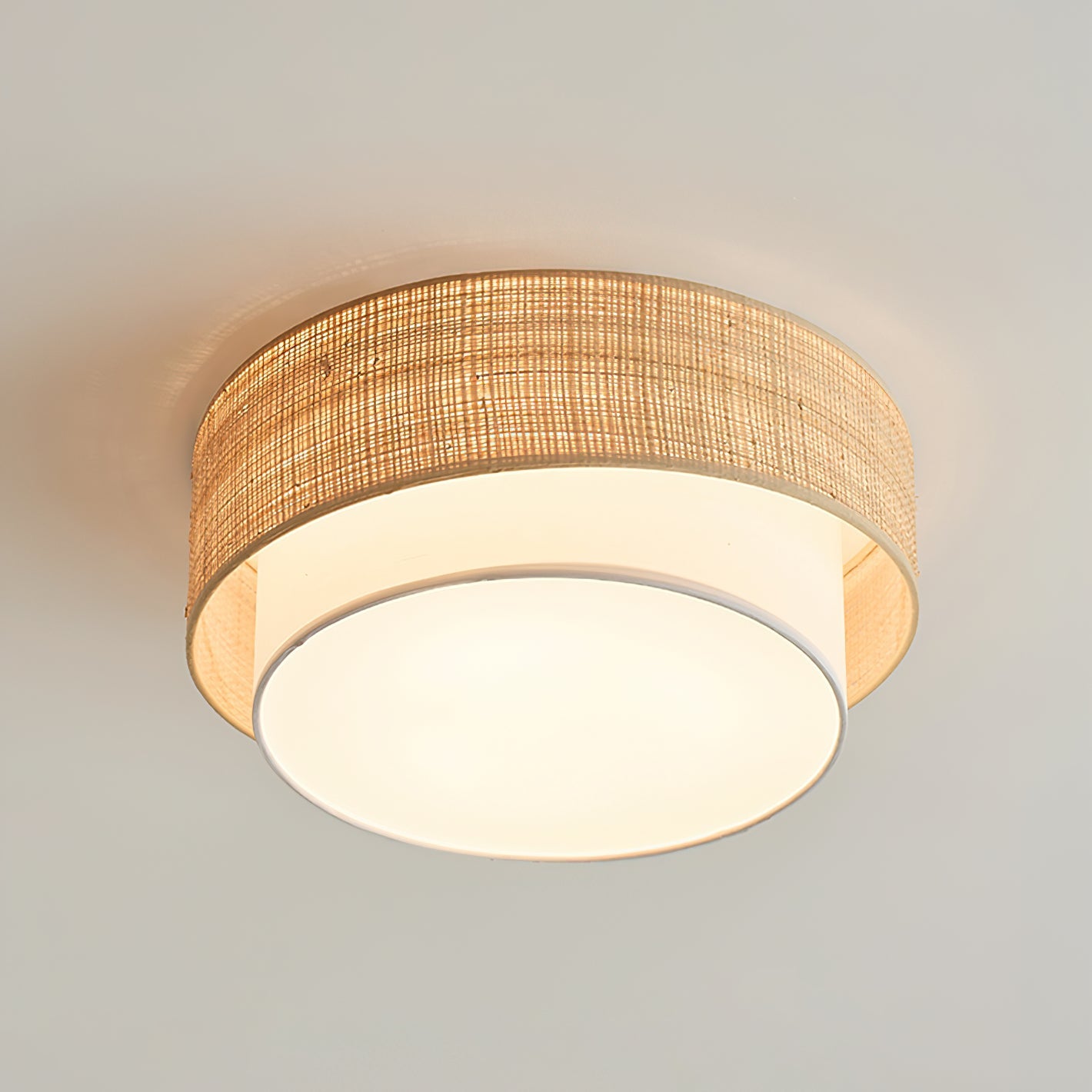 FENWICK CRYSTAL DRUM CEILING LANTERN