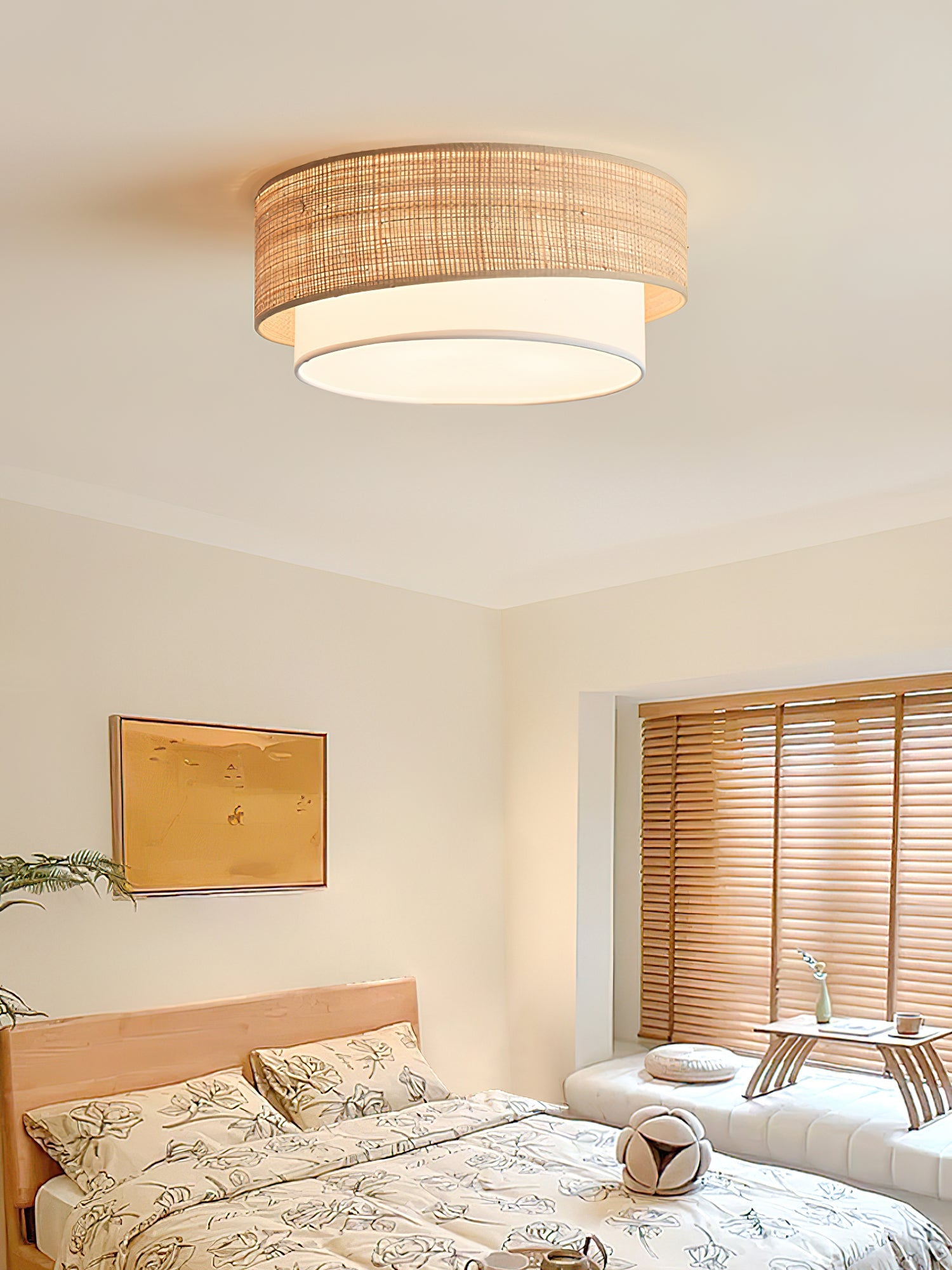 FENWICK CRYSTAL DRUM CEILING LANTERN