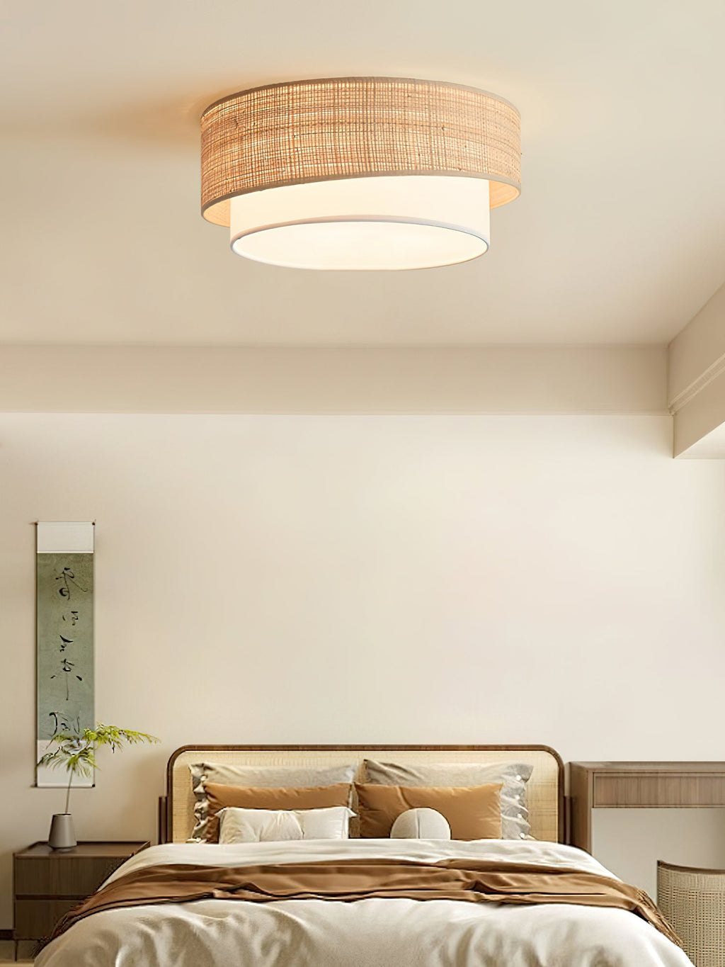 FENWICK CRYSTAL DRUM CEILING LANTERN