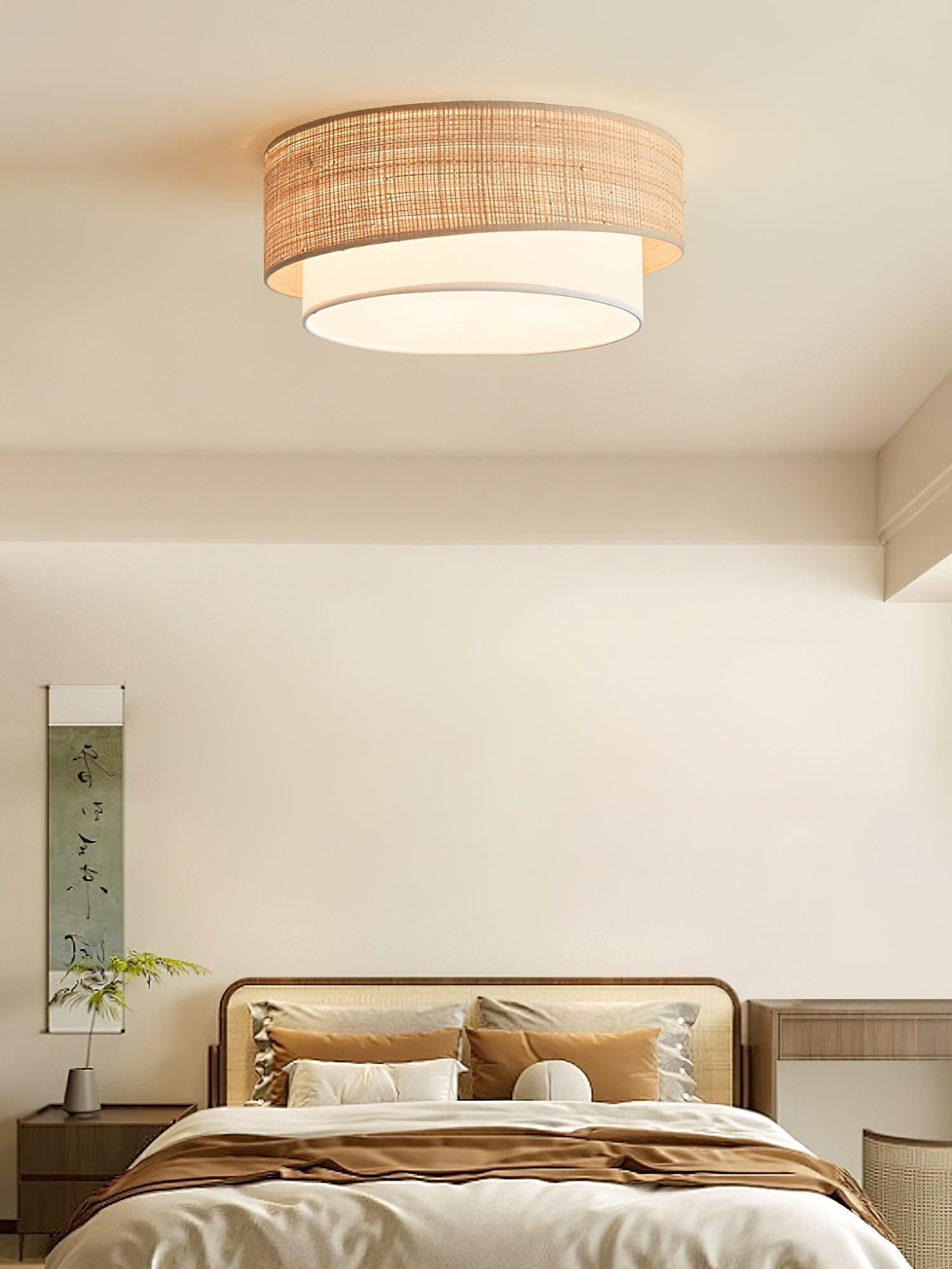 FENWICK CRYSTAL DRUM CEILING LANTERN