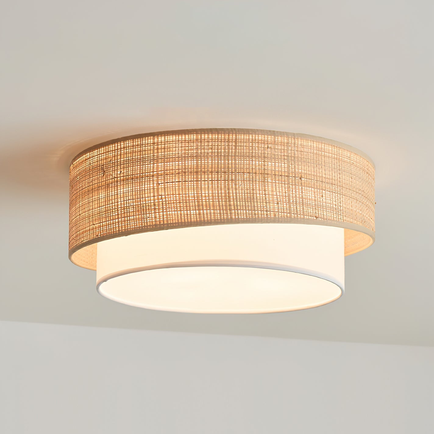 FENWICK CRYSTAL DRUM CEILING LANTERN