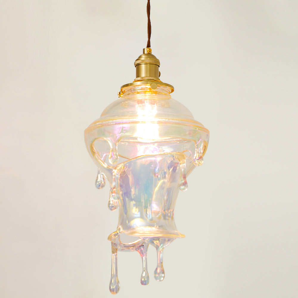RIVERTIDE AQUA RESIN HANGING LANTERN