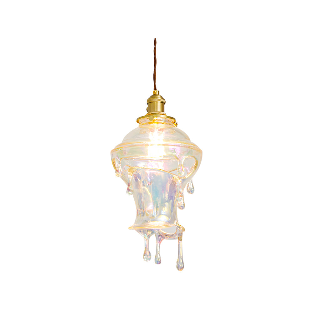 RIVERTIDE AQUA RESIN HANGING LANTERN