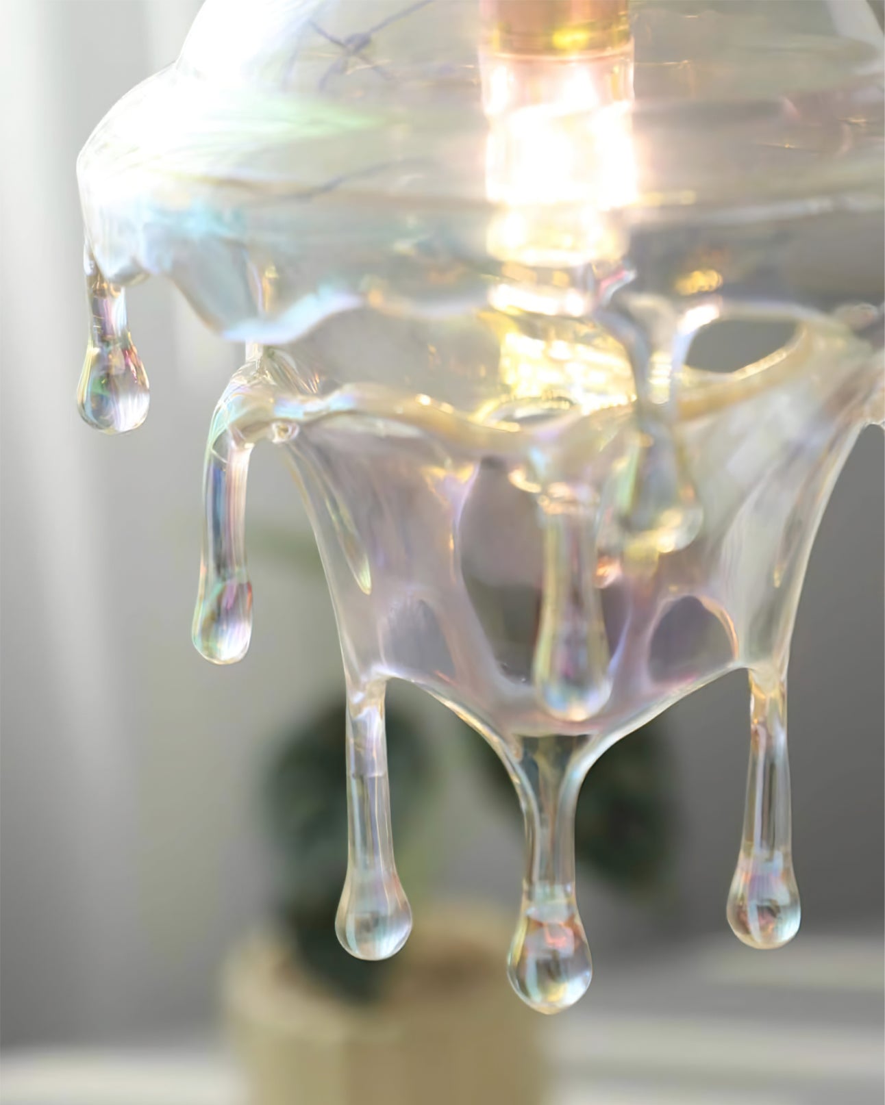 RIVERTIDE AQUA RESIN HANGING LANTERN